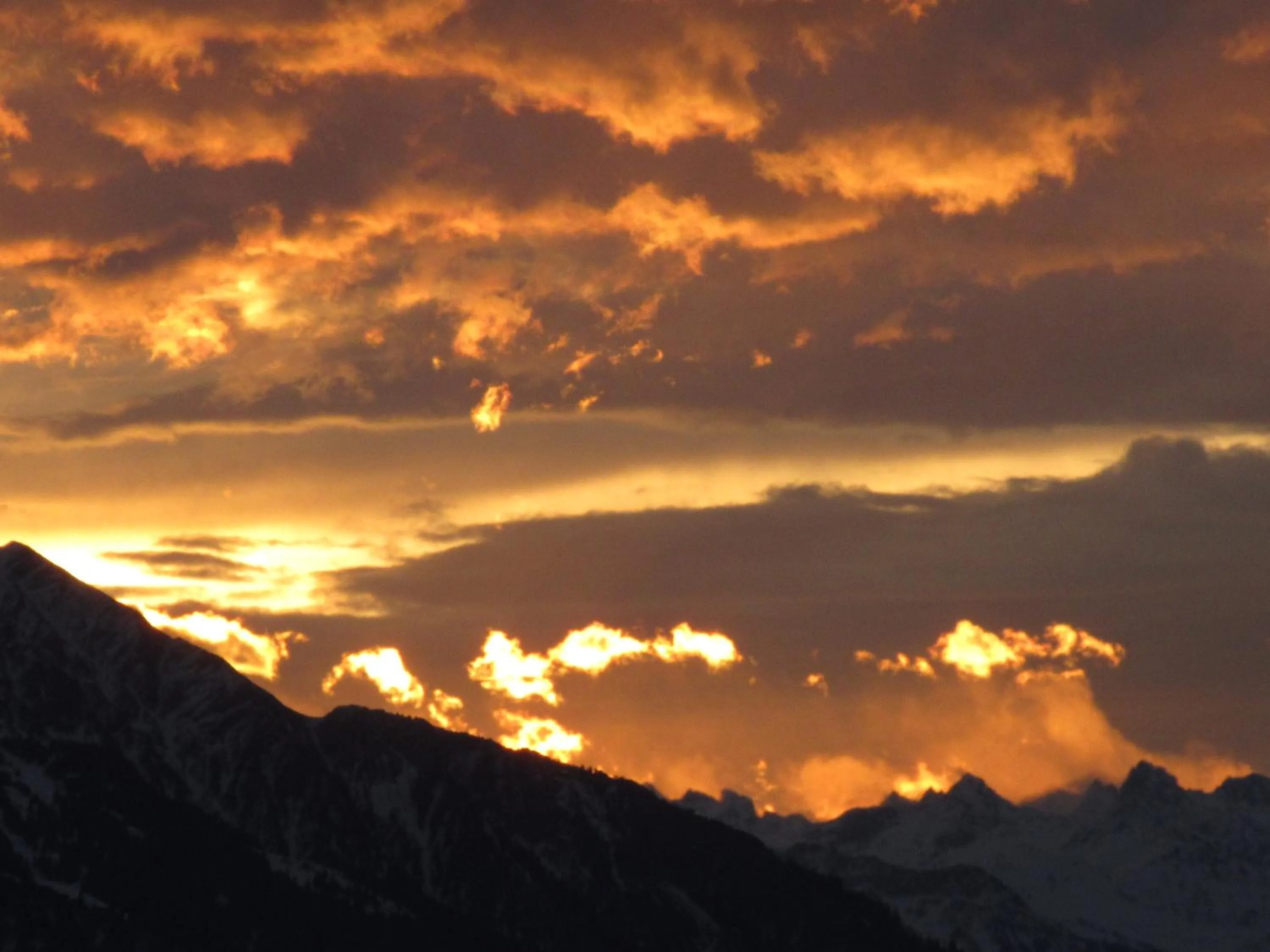 Mountain view in Aparthotel Edy Bruggmann AG