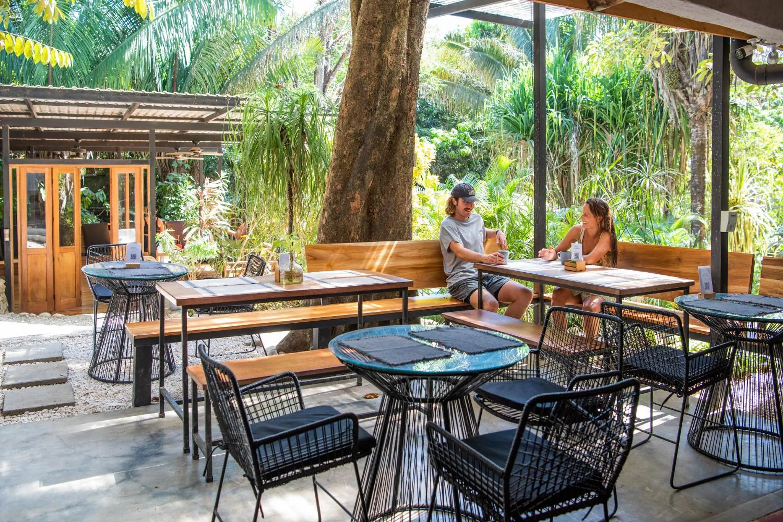 Patio in Believe Surf & Yoga Lodge Santa Teresa