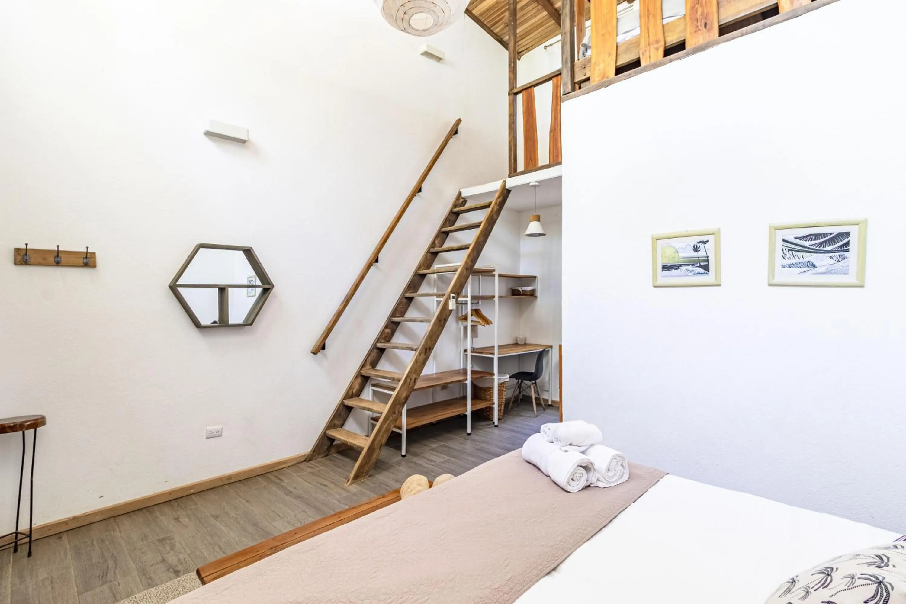 Photo of the whole room, Bed in Believe Surf & Yoga Lodge Santa Teresa