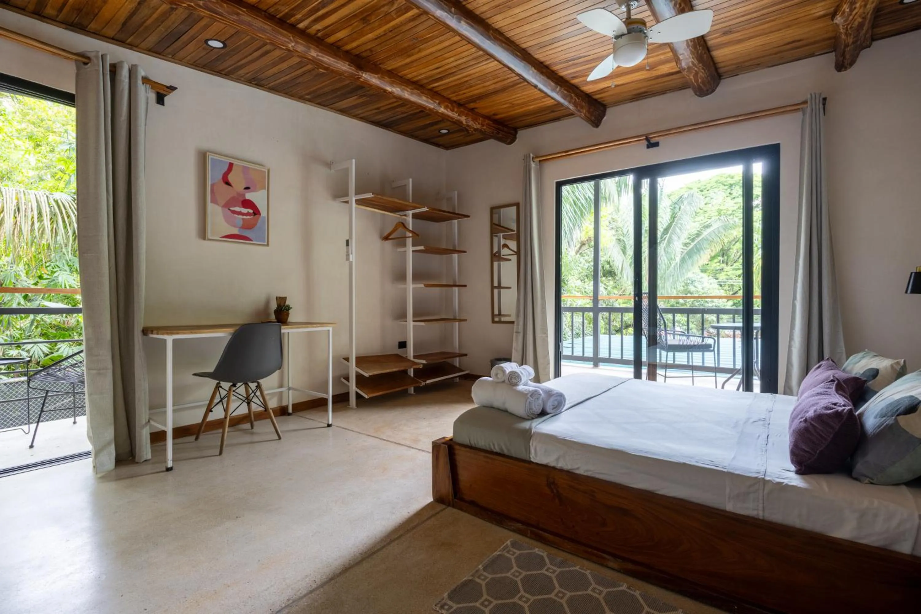 Photo of the whole room, Bed in Believe Surf & Yoga Lodge Santa Teresa
