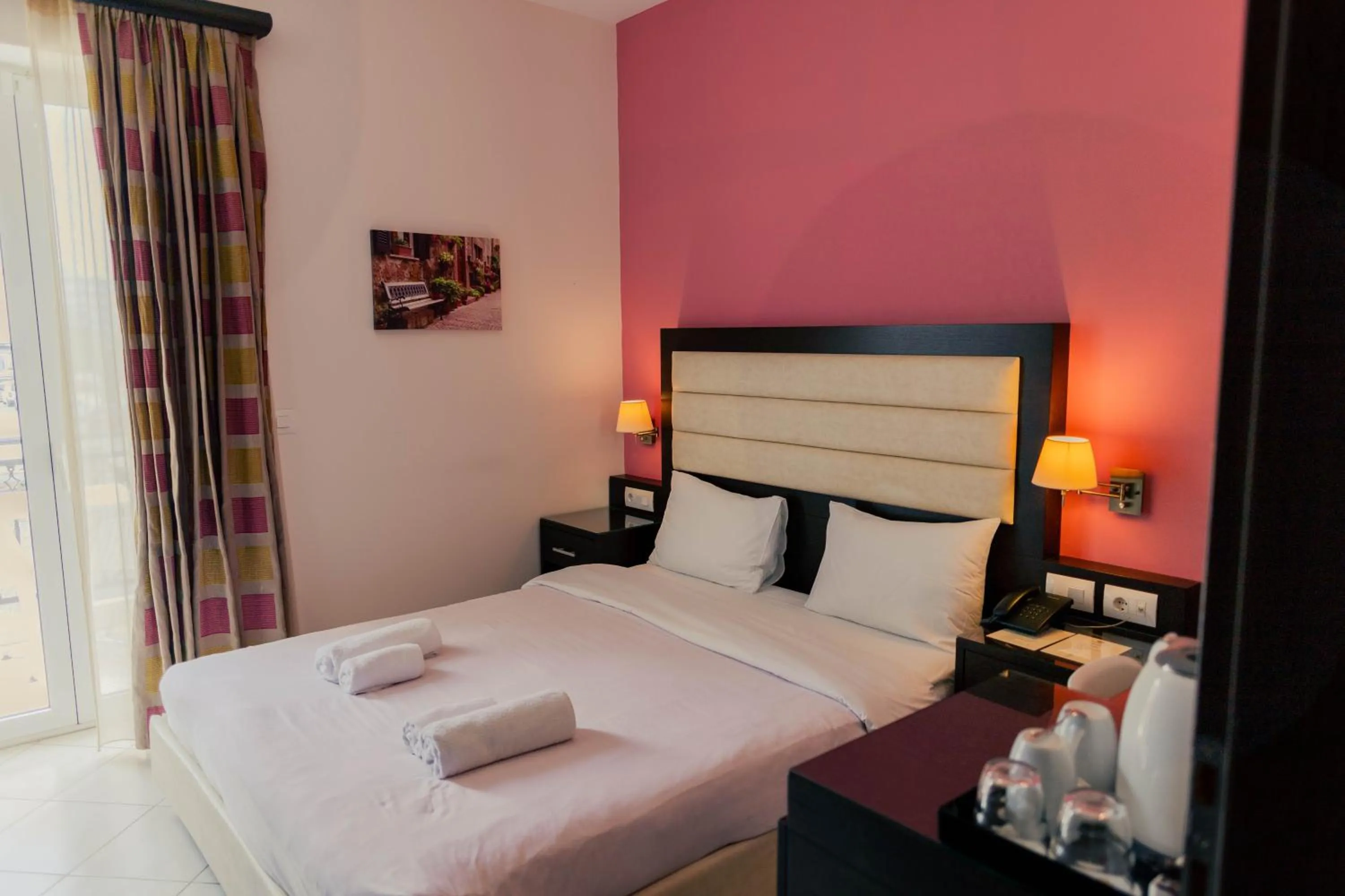 Bedroom, Bed in Hotel Kyani Akti