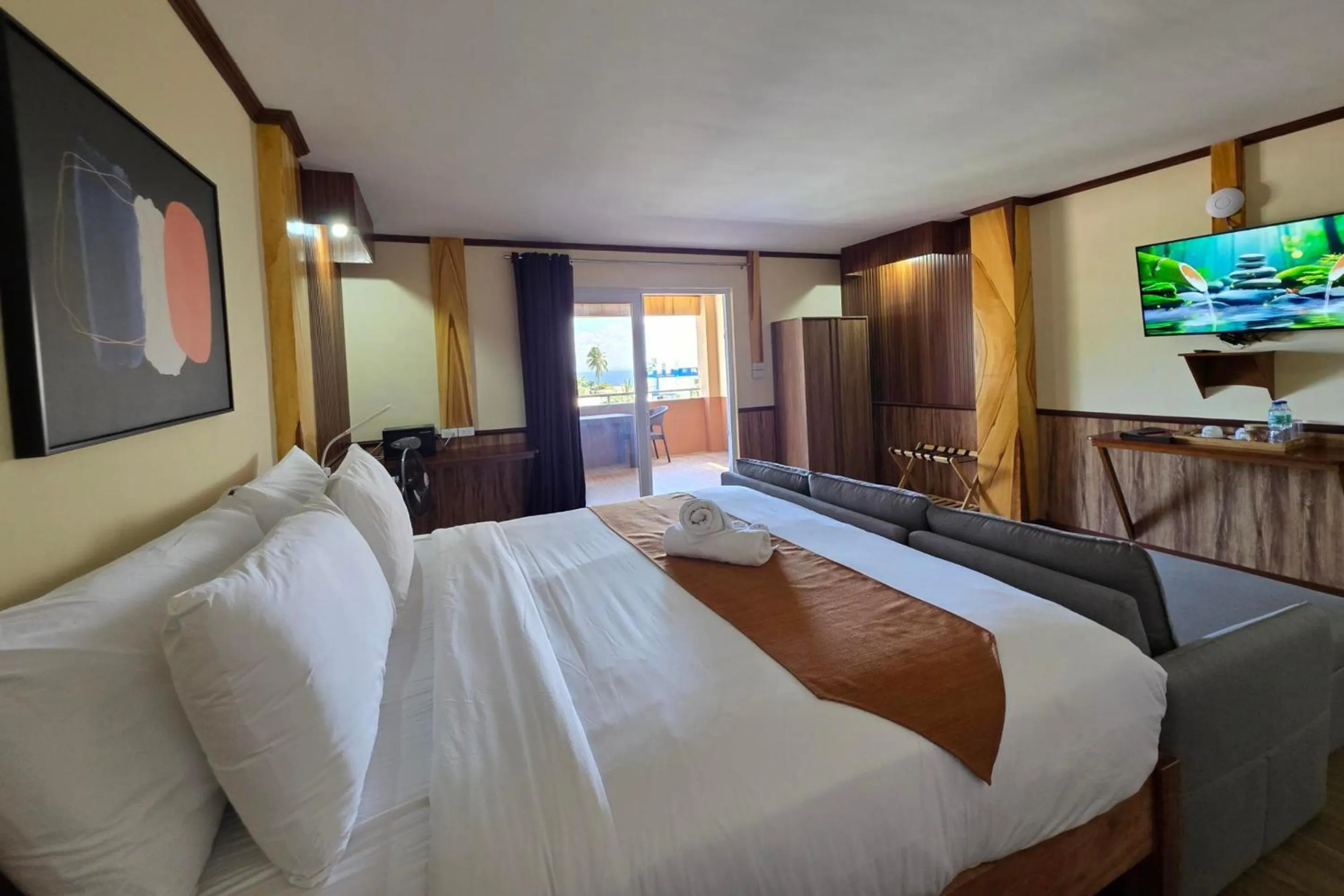 Bed in Verde View Villas