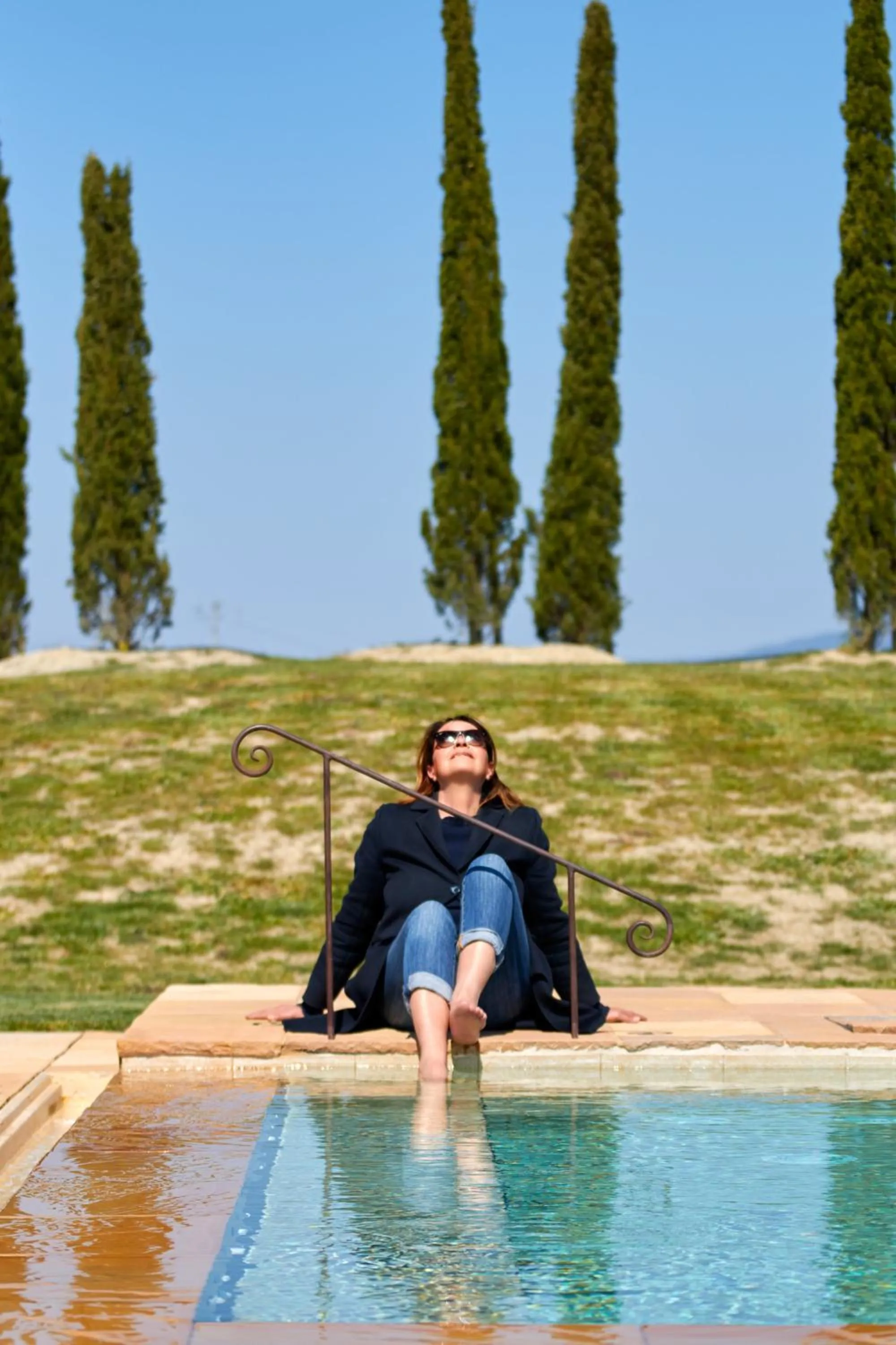 Pool view in Villa La Salina