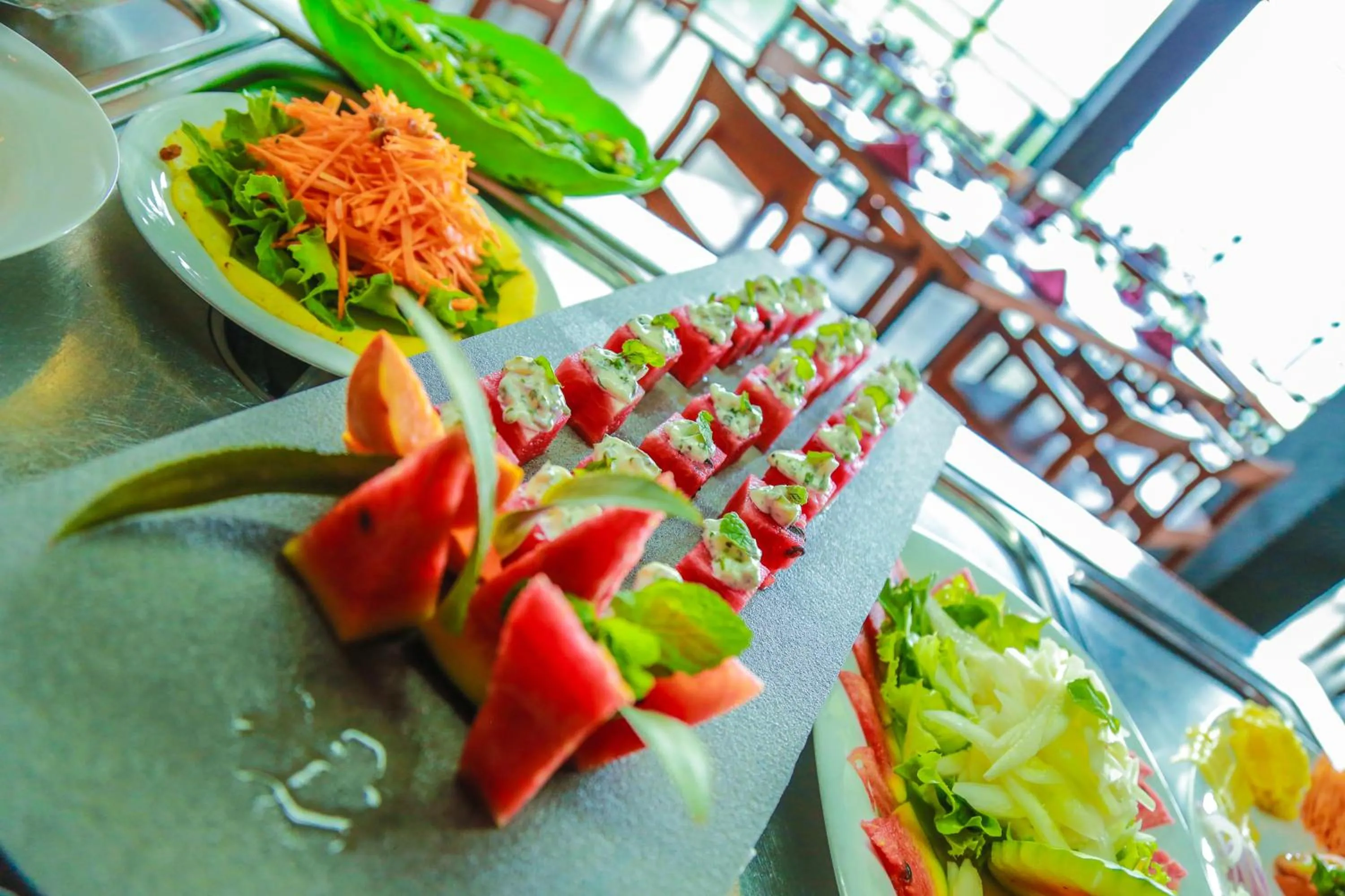 Food in Oak Ray Tea Bush