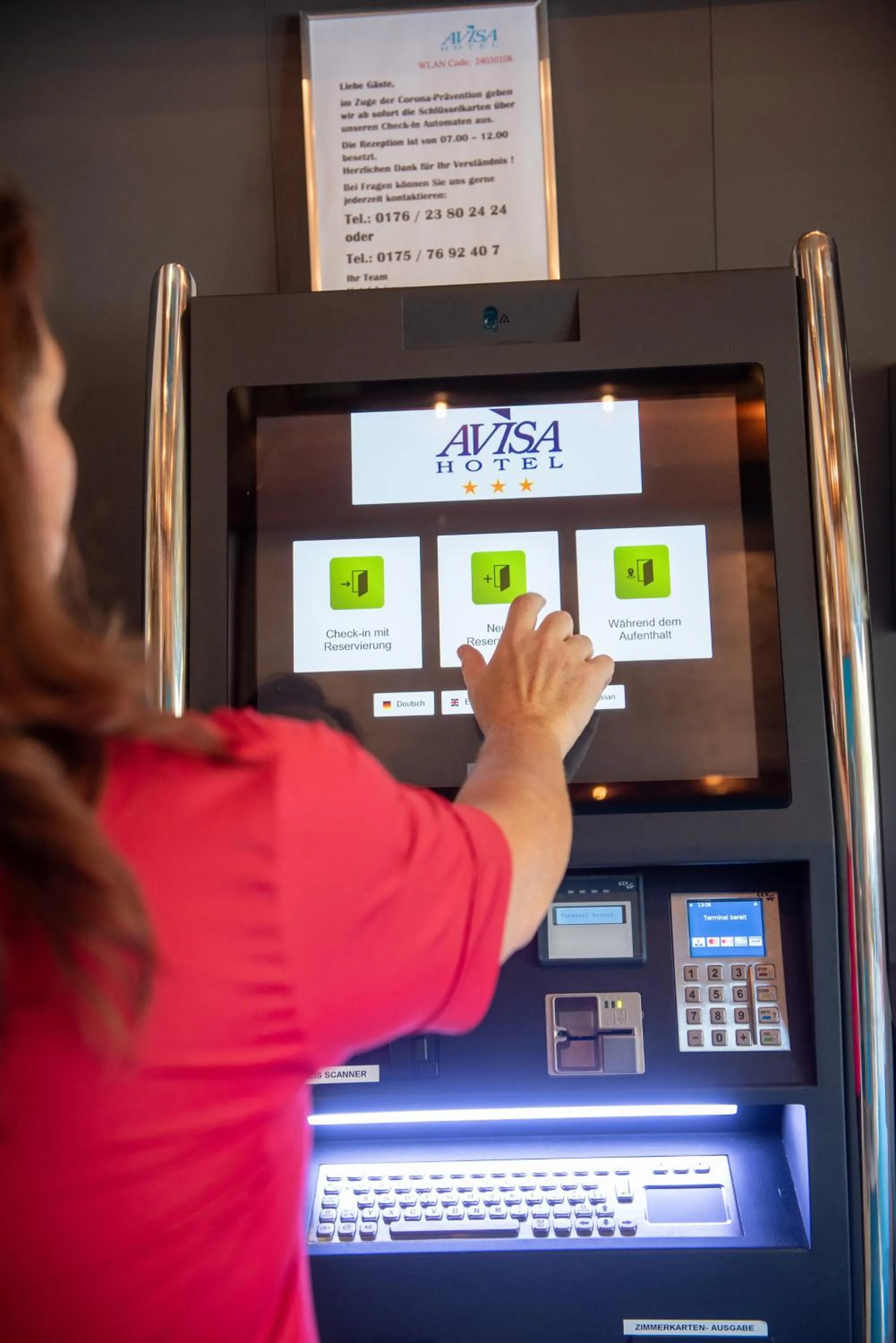 Lobby or reception in Hotel Avisa