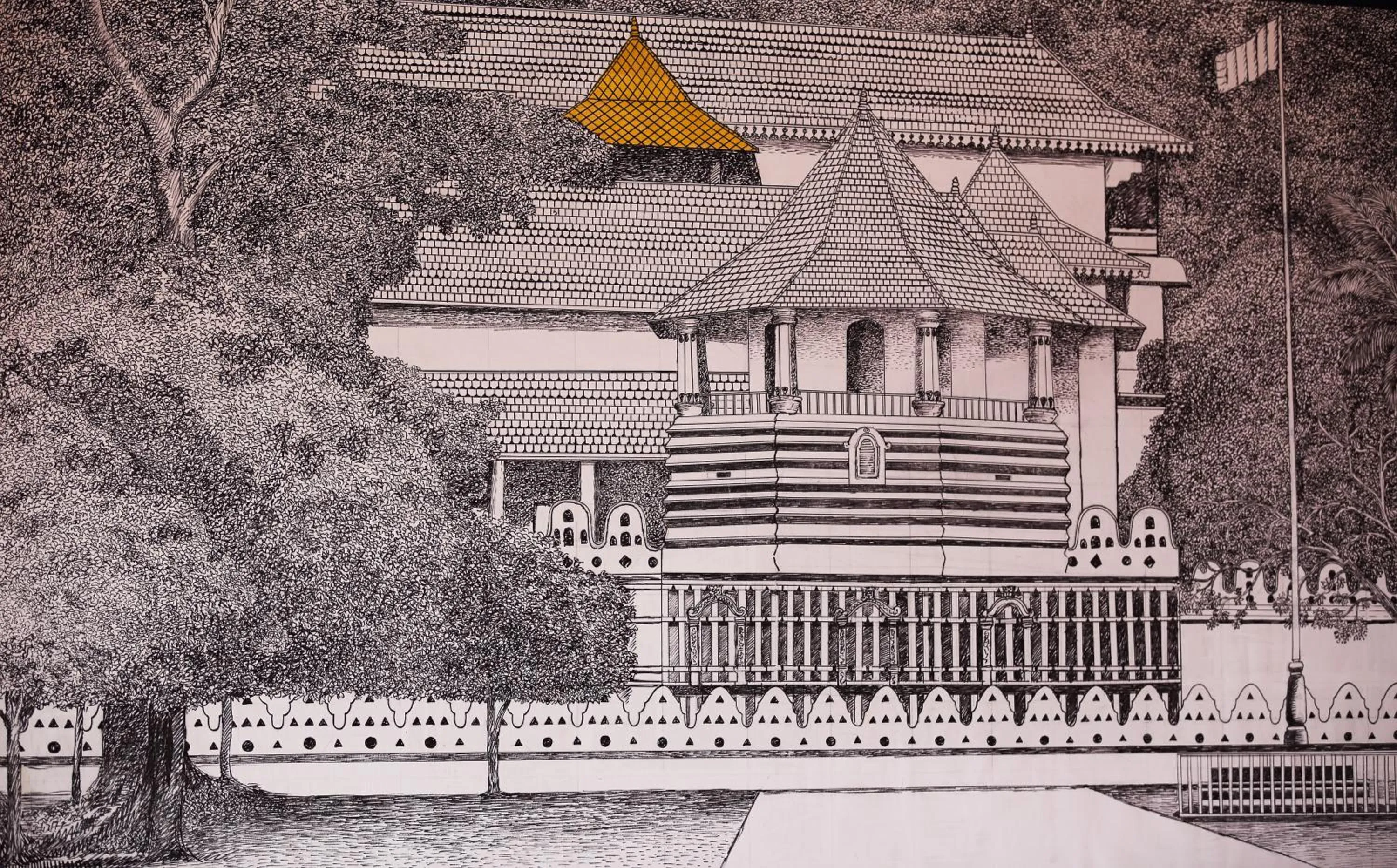 Decorative detail in RedHill Kandy