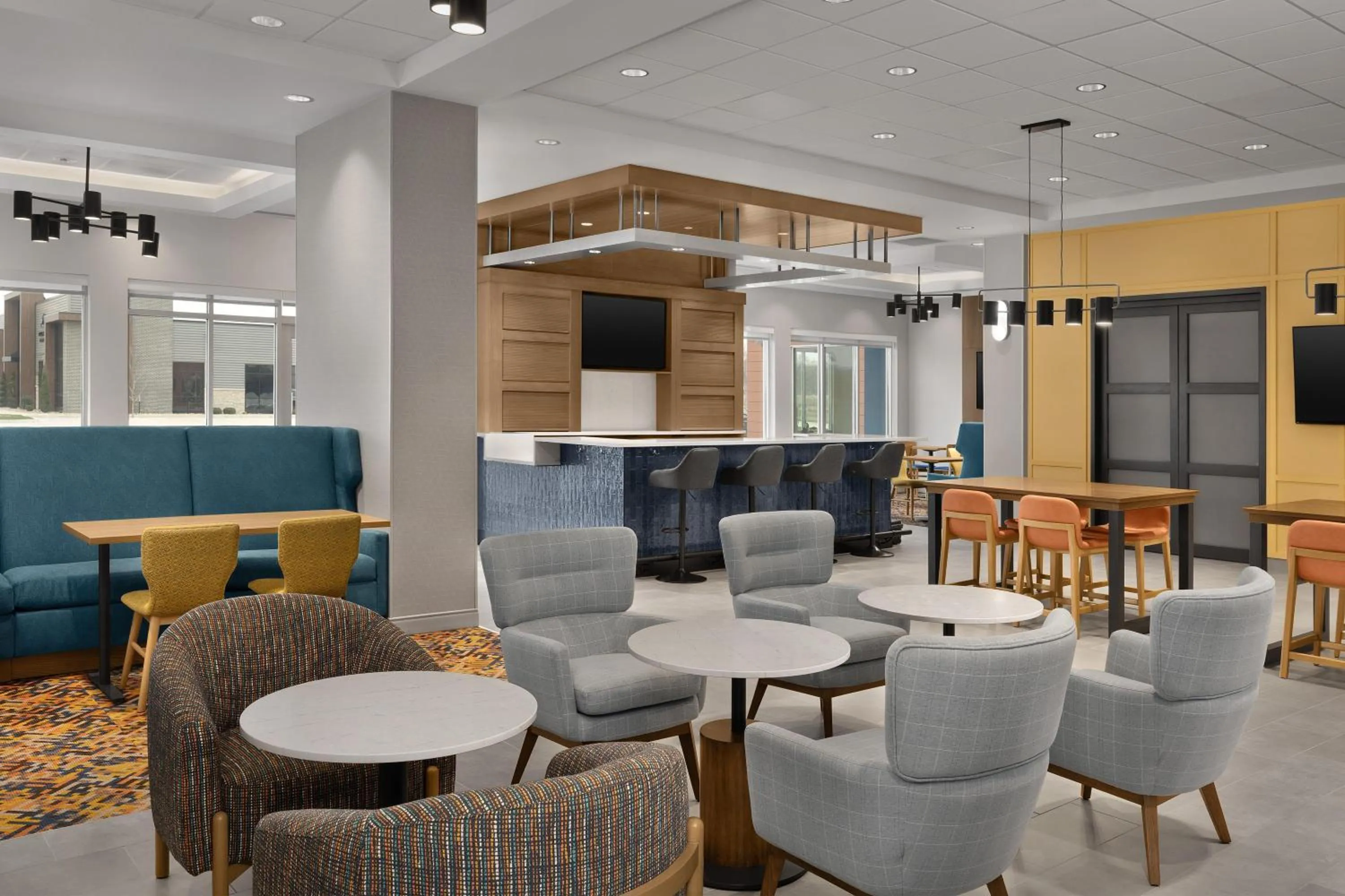 Lobby or reception in Hampton Inn By Hilton Dexter