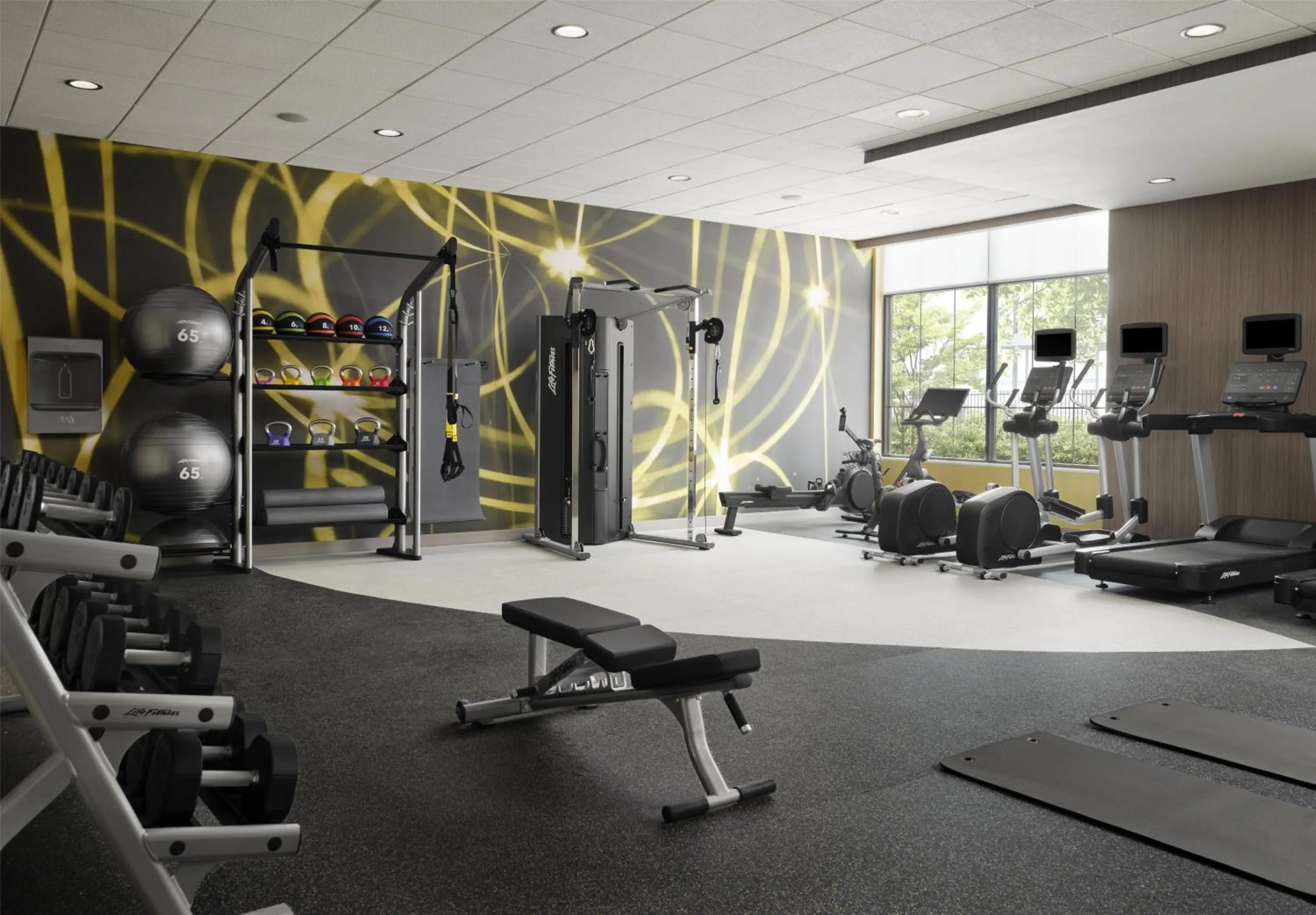 Fitness centre/facilities in Hilton Garden Inn Merced