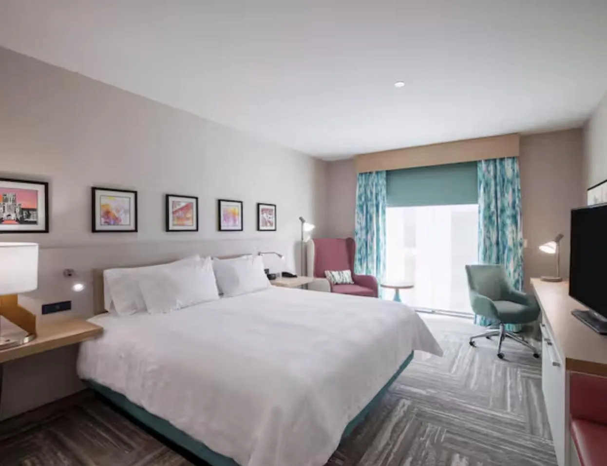 Bed in Hilton Garden Inn Merced