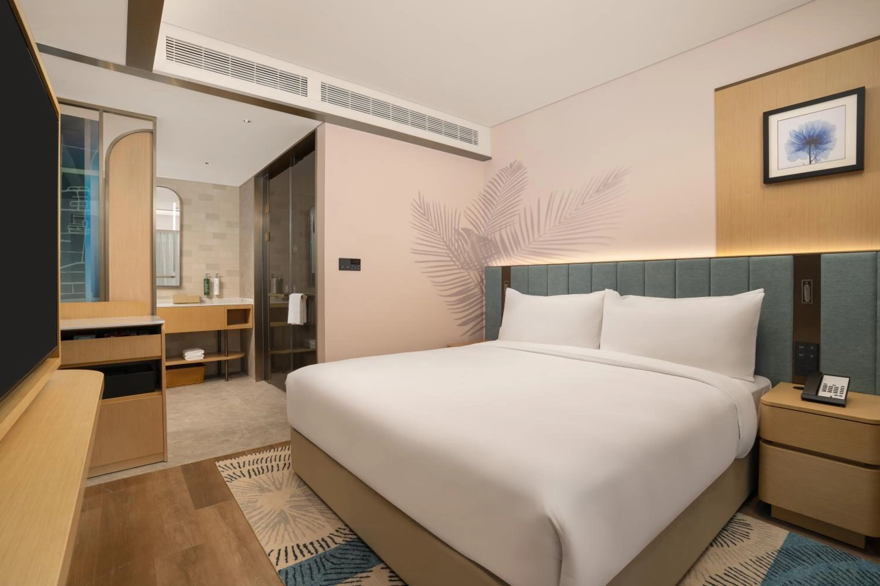 Bed in Hilton Garden Inn Shaoxing Lu Xun Native Place