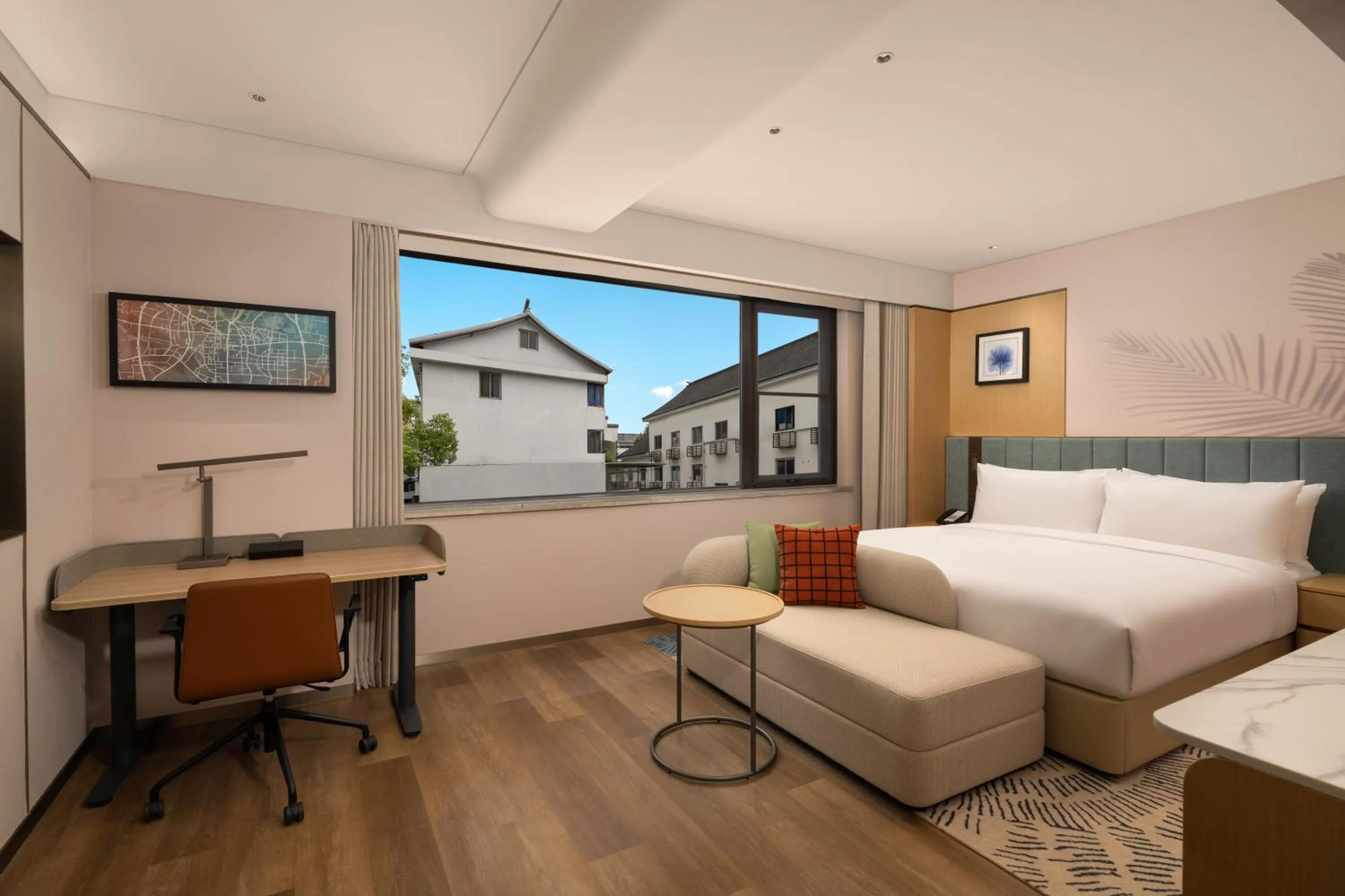 Seating area in Hilton Garden Inn Shaoxing Lu Xun Native Place