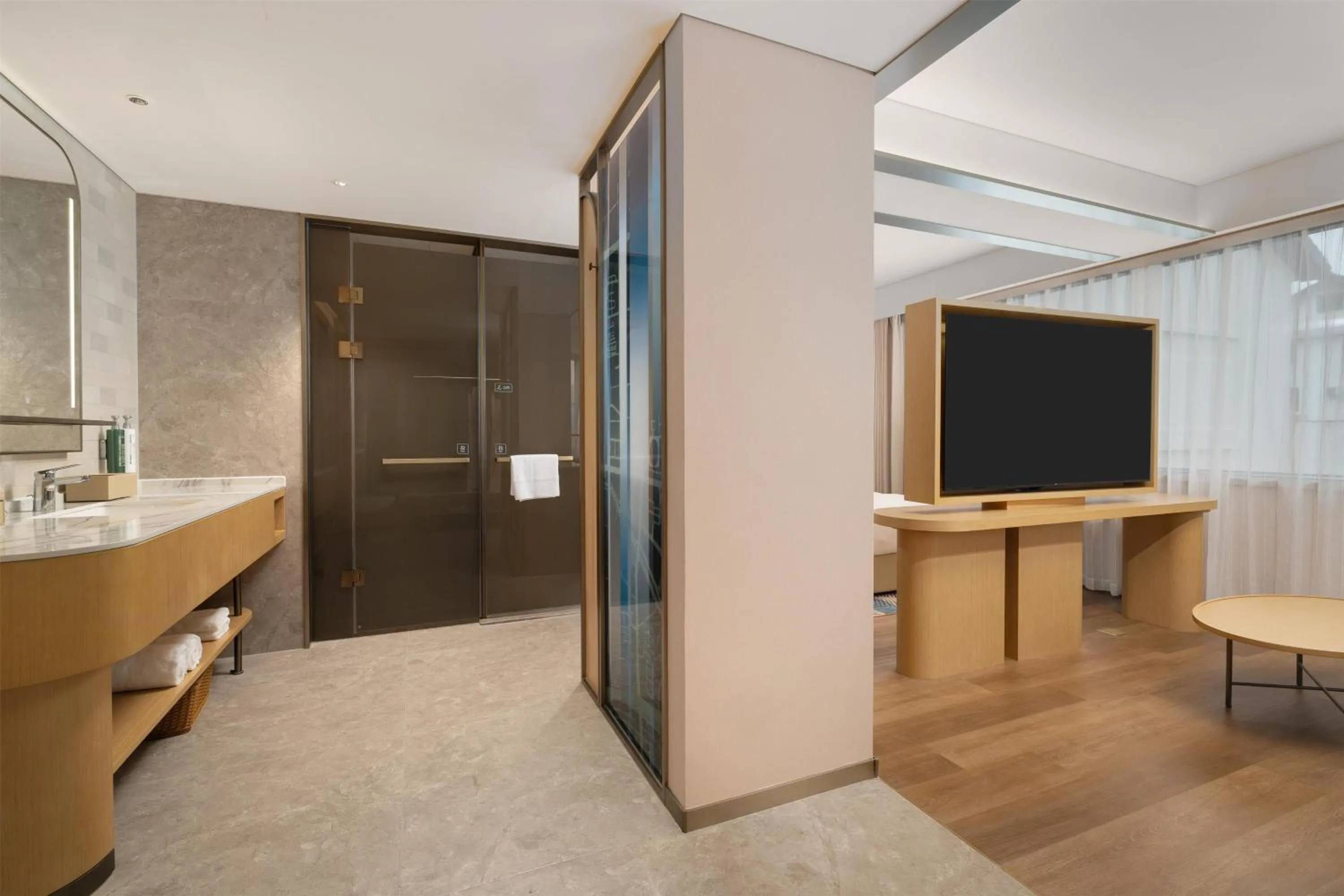 Bathroom in Hilton Garden Inn Shaoxing Lu Xun Native Place