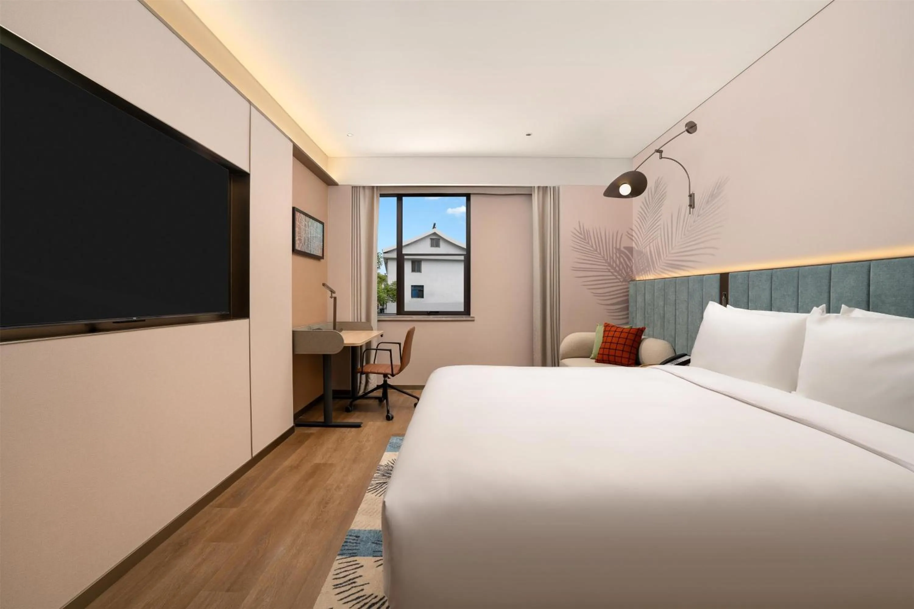 Bed in Hilton Garden Inn Shaoxing Lu Xun Native Place