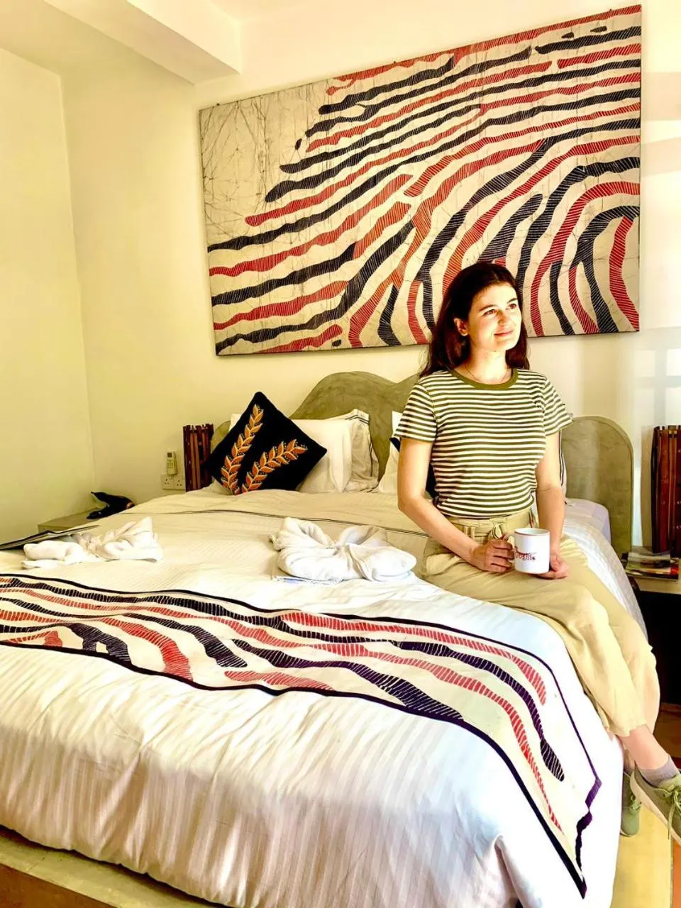 Bed in Gangula Villa
