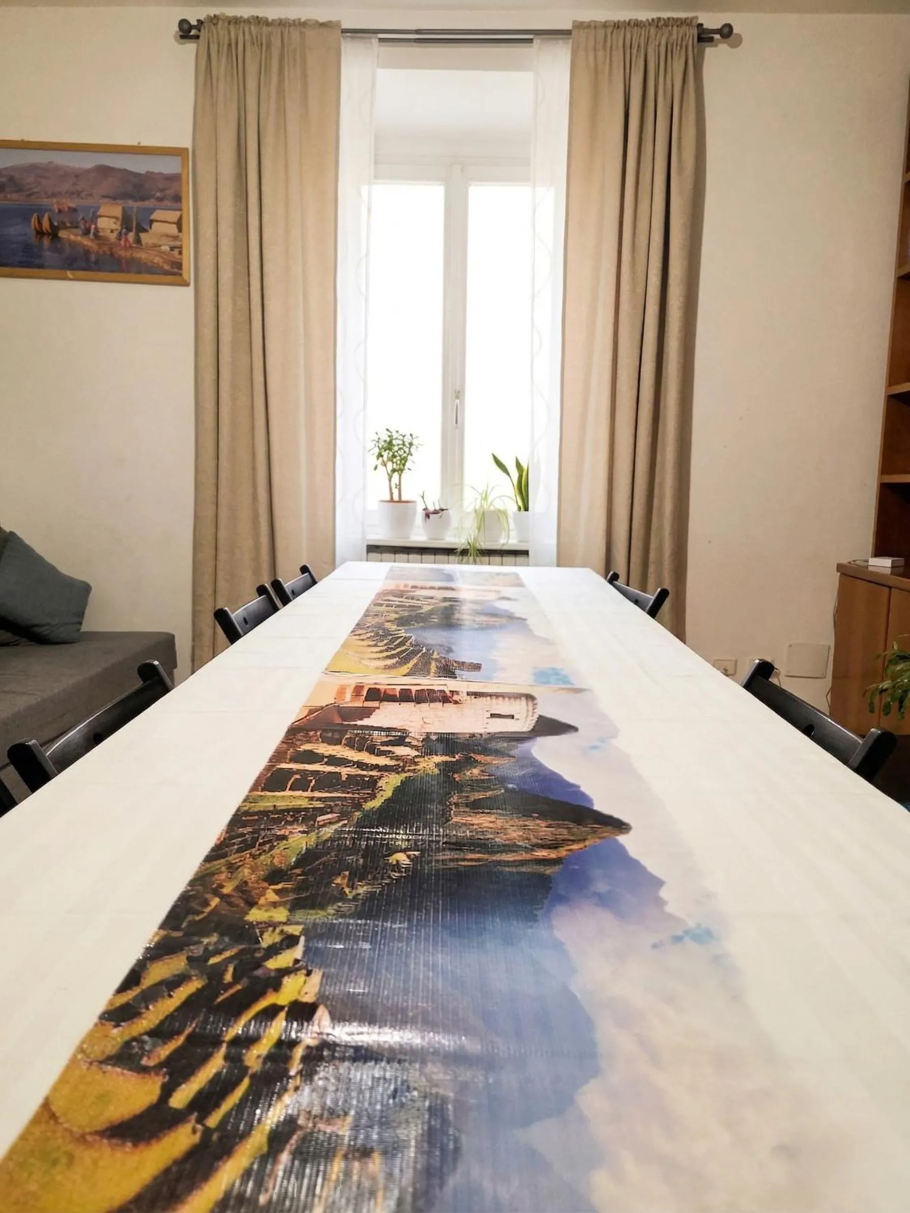 Communal lounge/ TV room, Bed in La Piazza B&B
