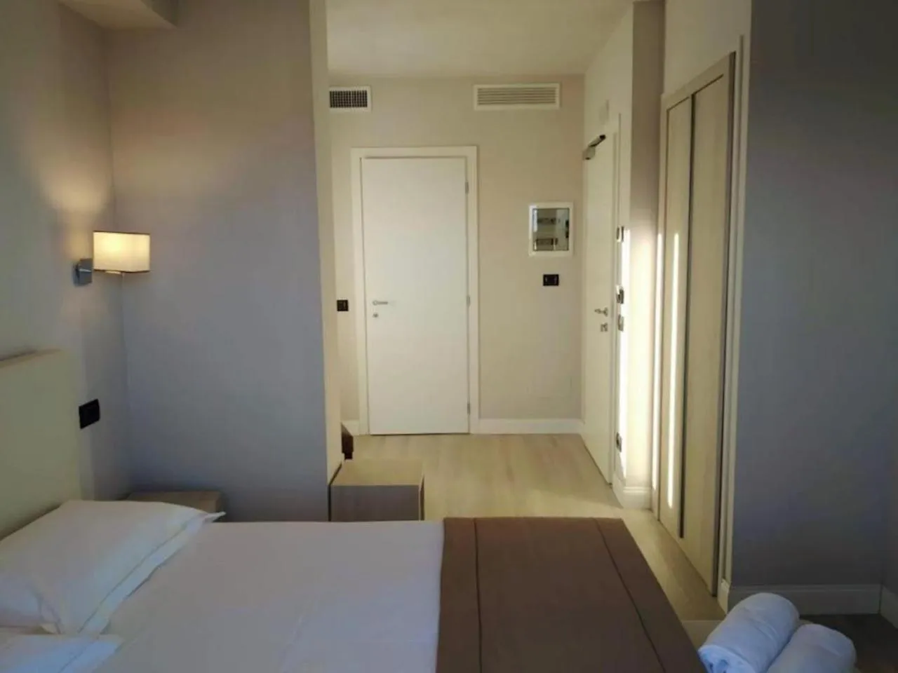 View (from property/room), Bed in Hotel Villa Barsanti