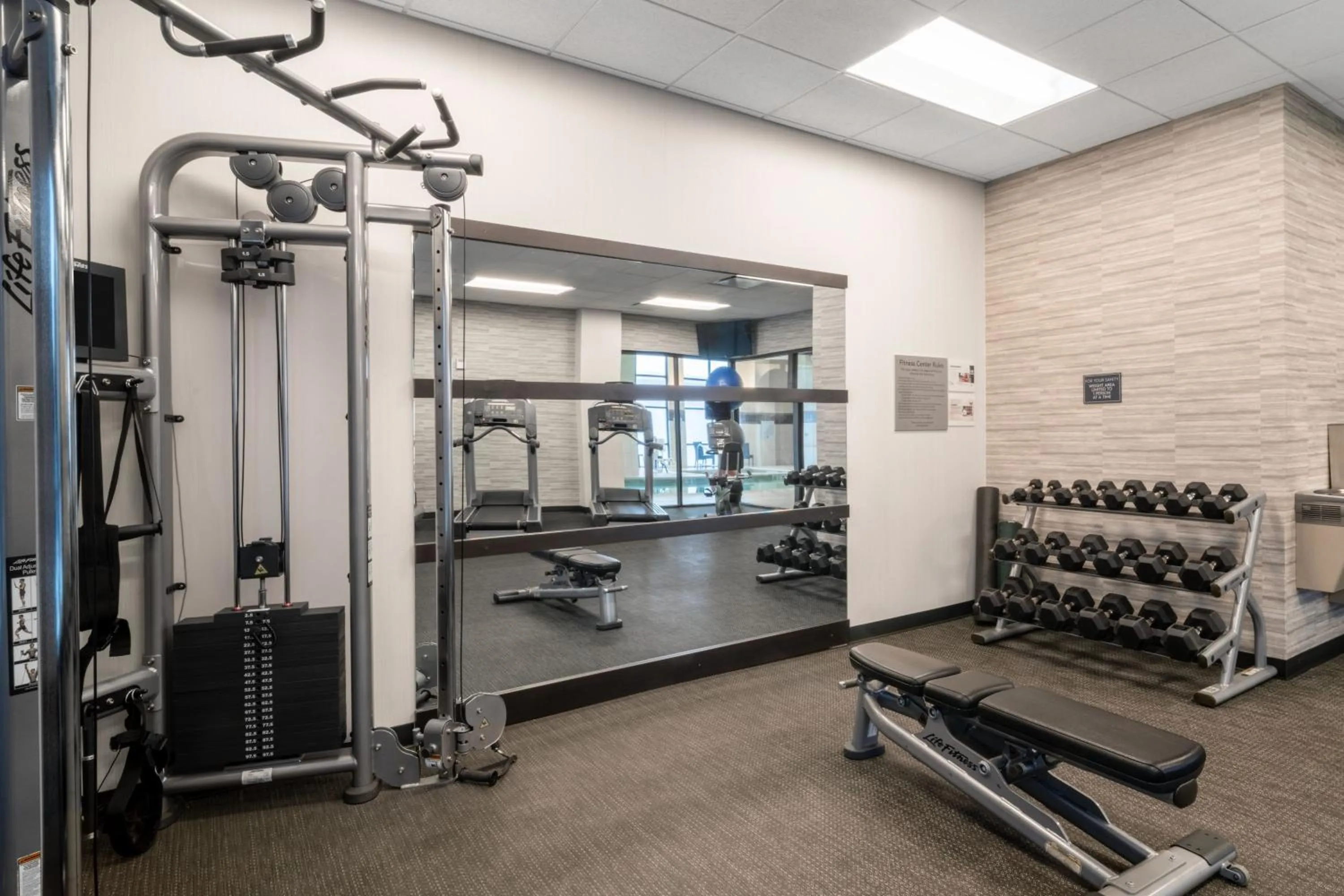 Fitness centre/facilities in Courtyard by Marriott Salt Lake City Downtown