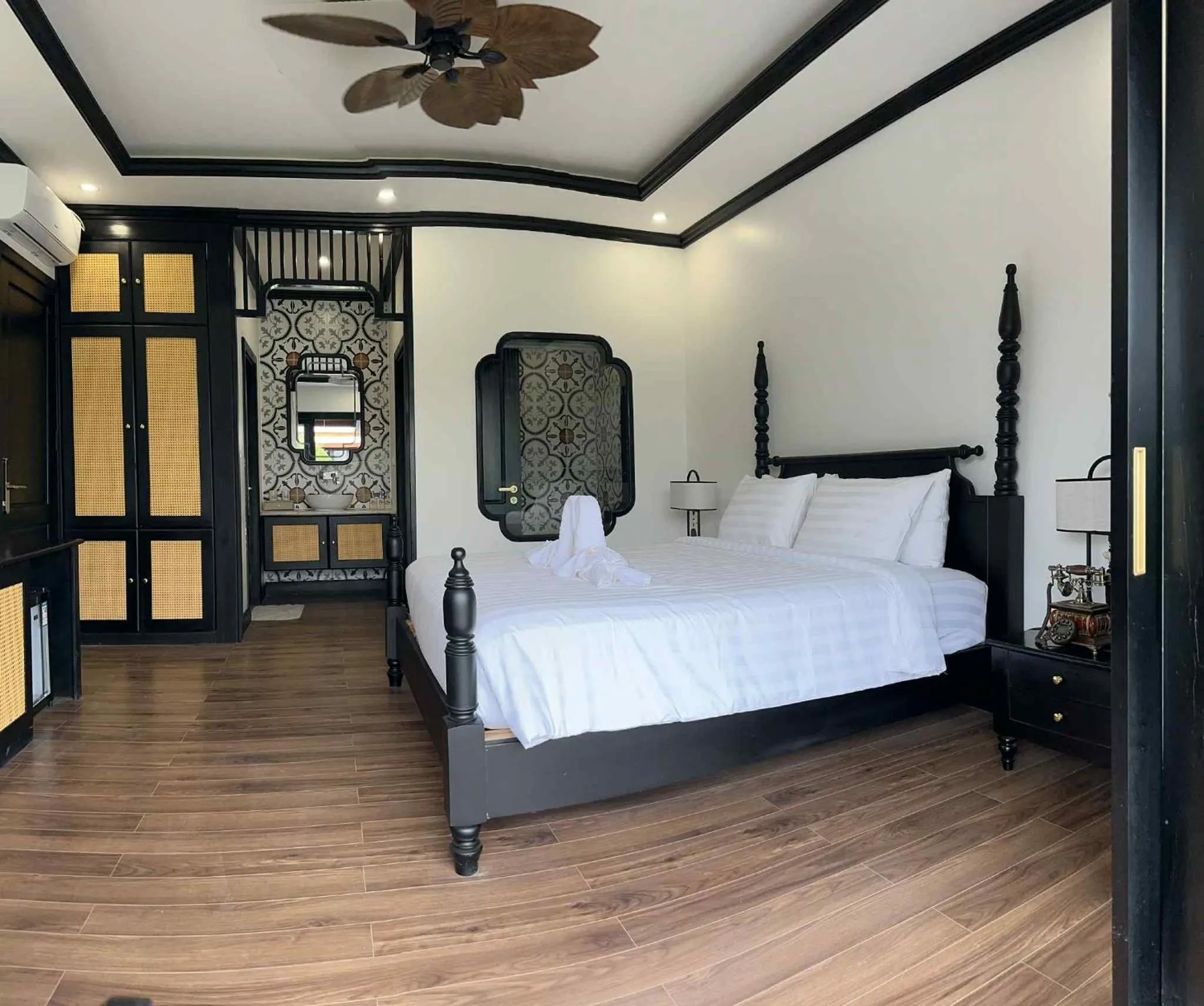 Bed in Mimosa Luangprabang Garden