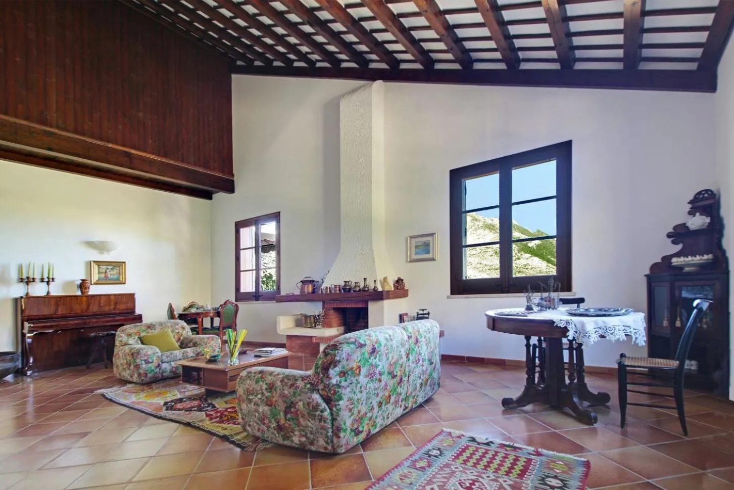 Living room in Poggio di mare