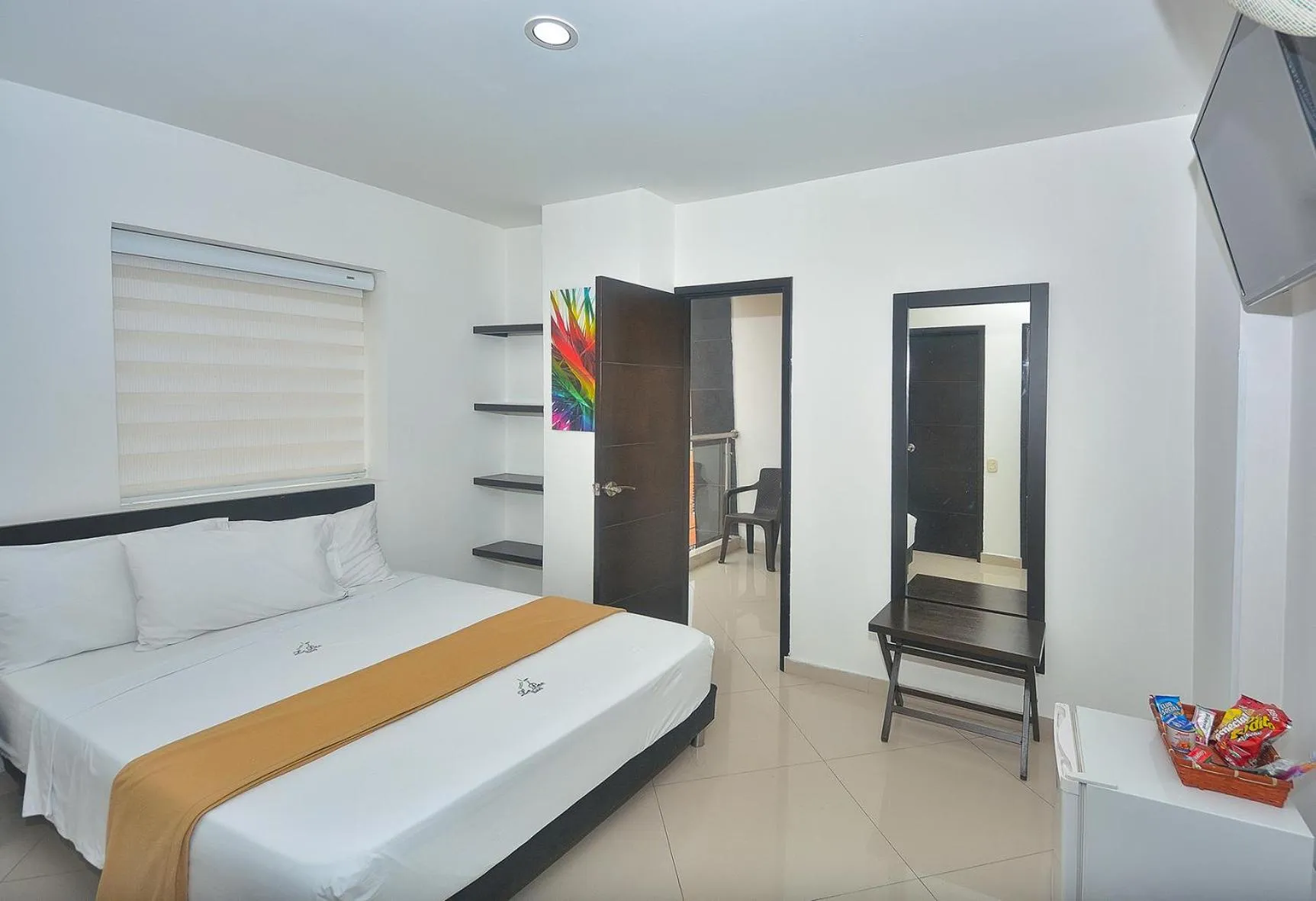 Bed in La Pera Hotel