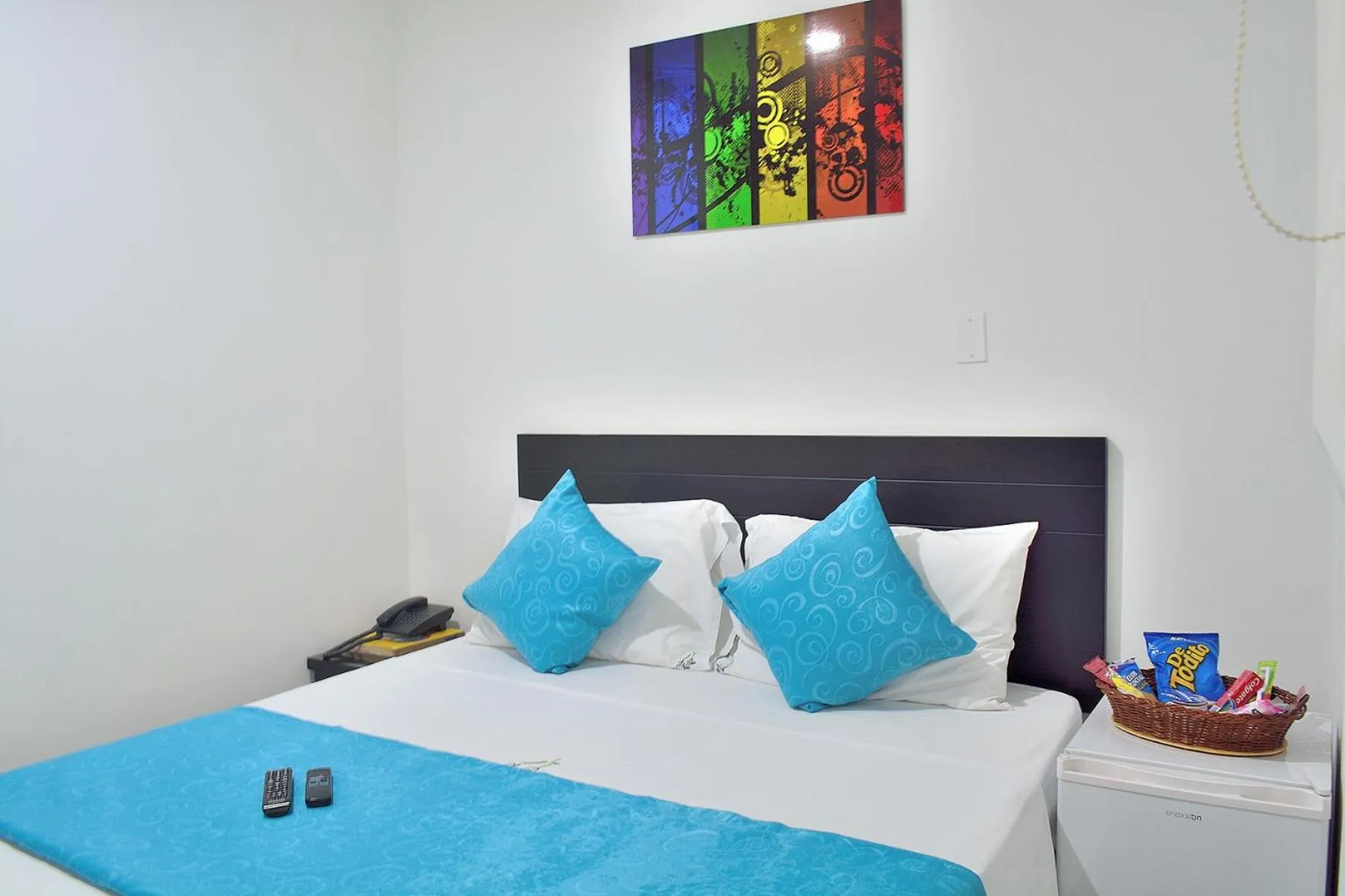 Bed in La Pera Hotel