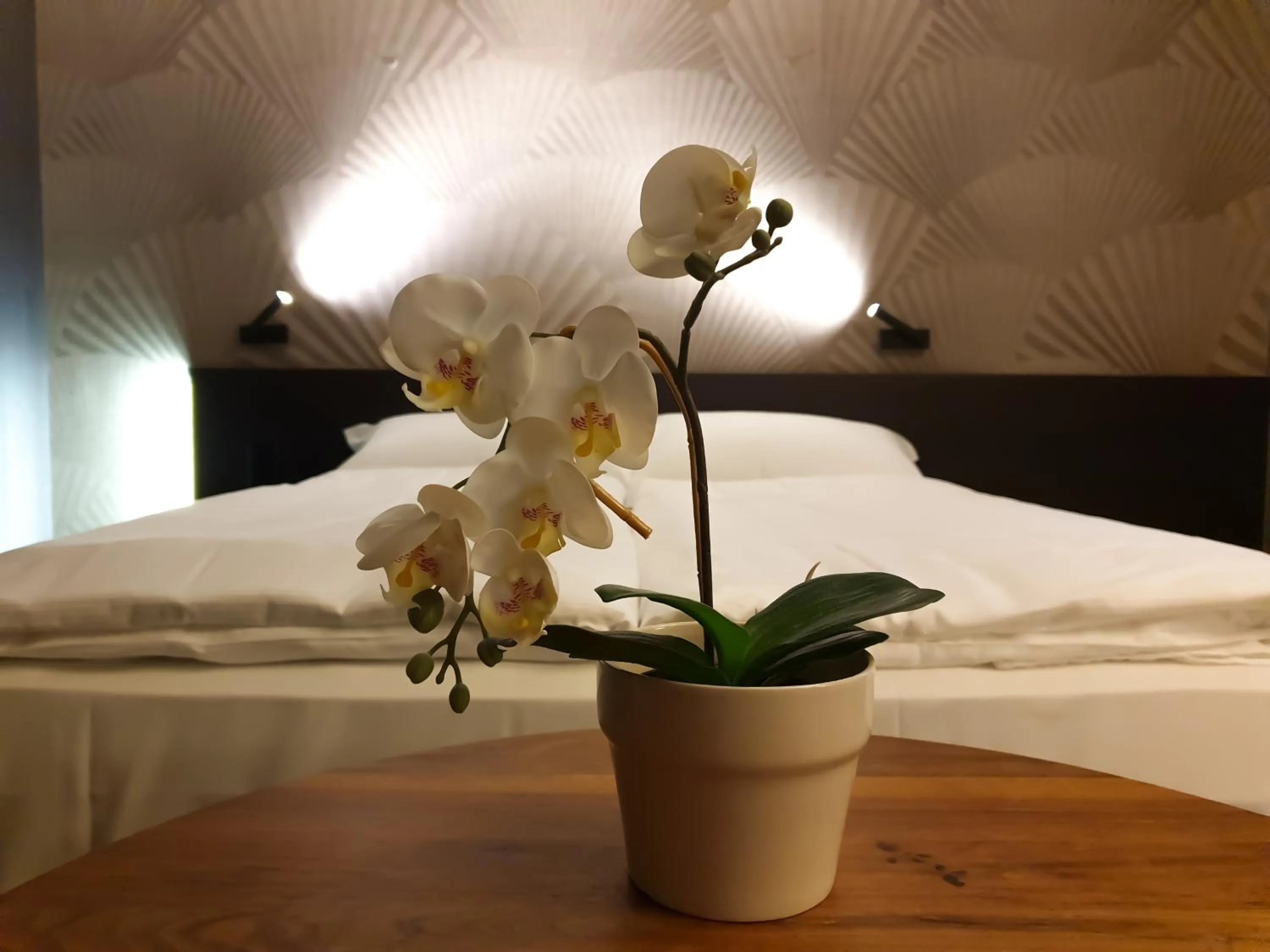 Bed in San Carlo Suite