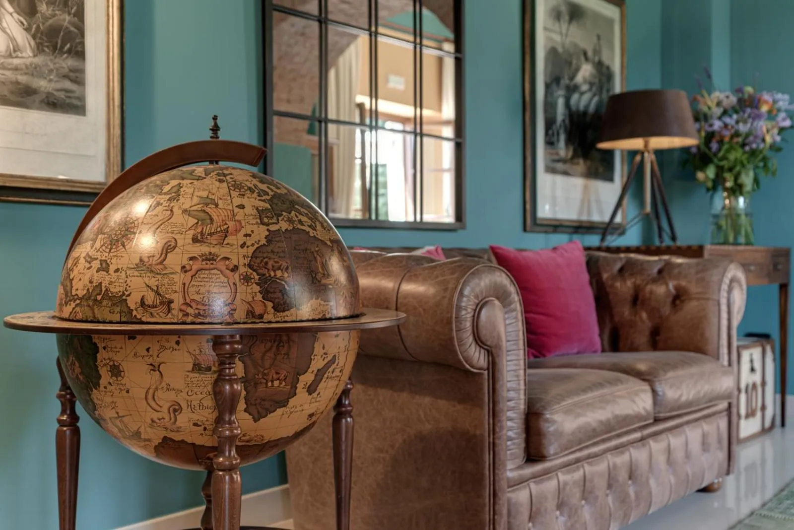 Lobby or reception in Villa Campomaggio Resort & SPA