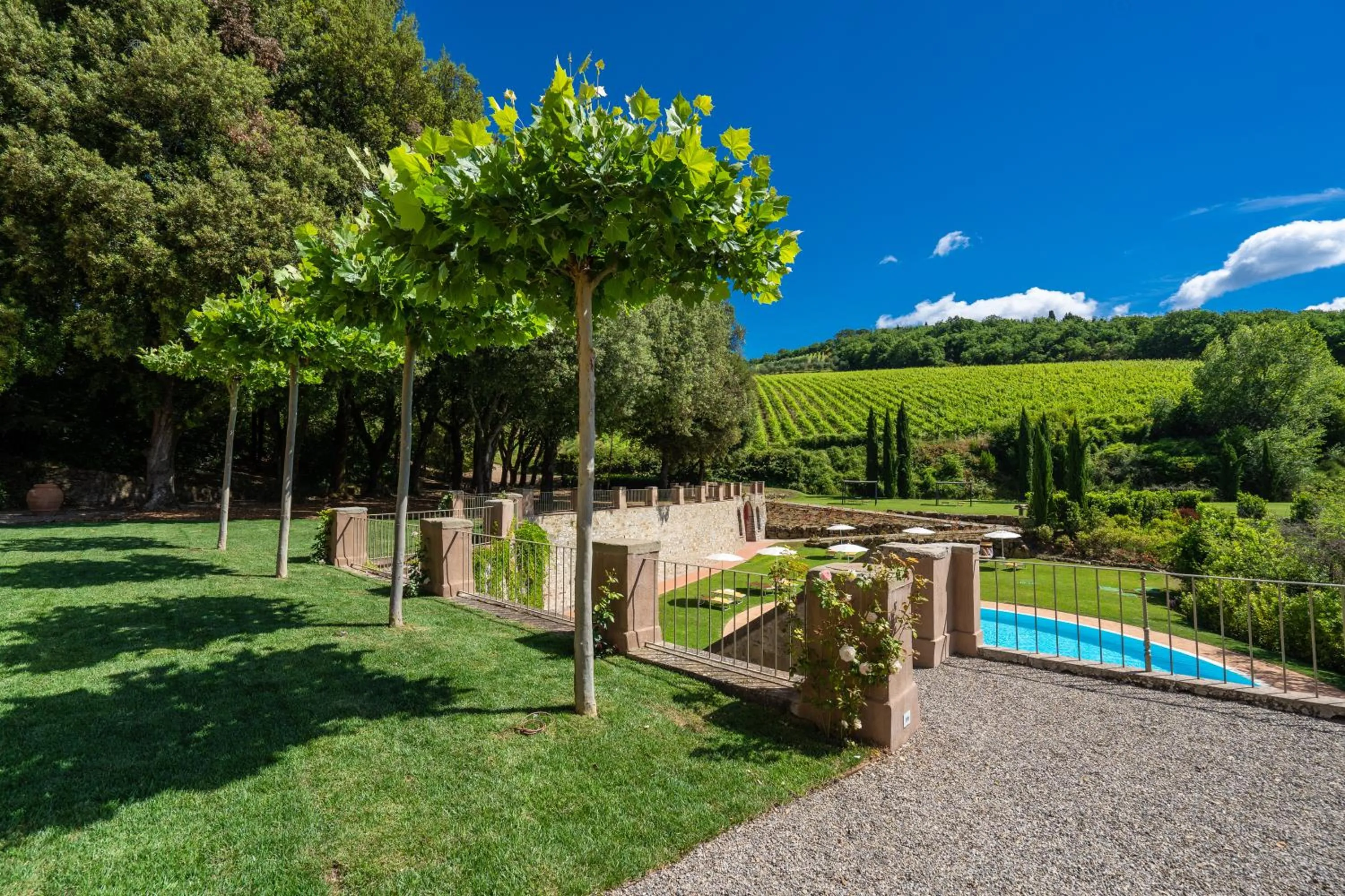 Garden in Villa Campomaggio Resort & SPA