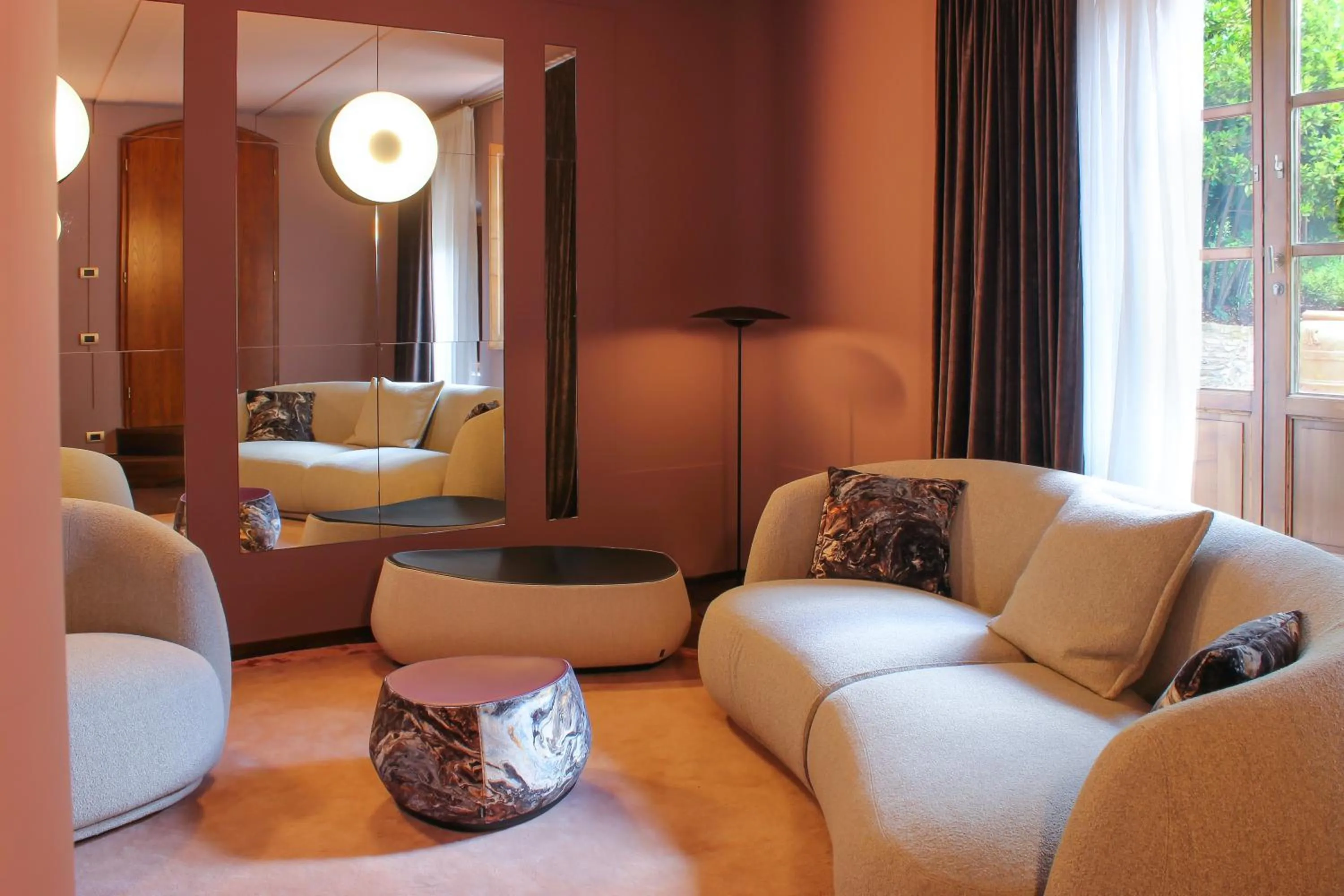 Decorative detail in Villa Campomaggio Resort & SPA