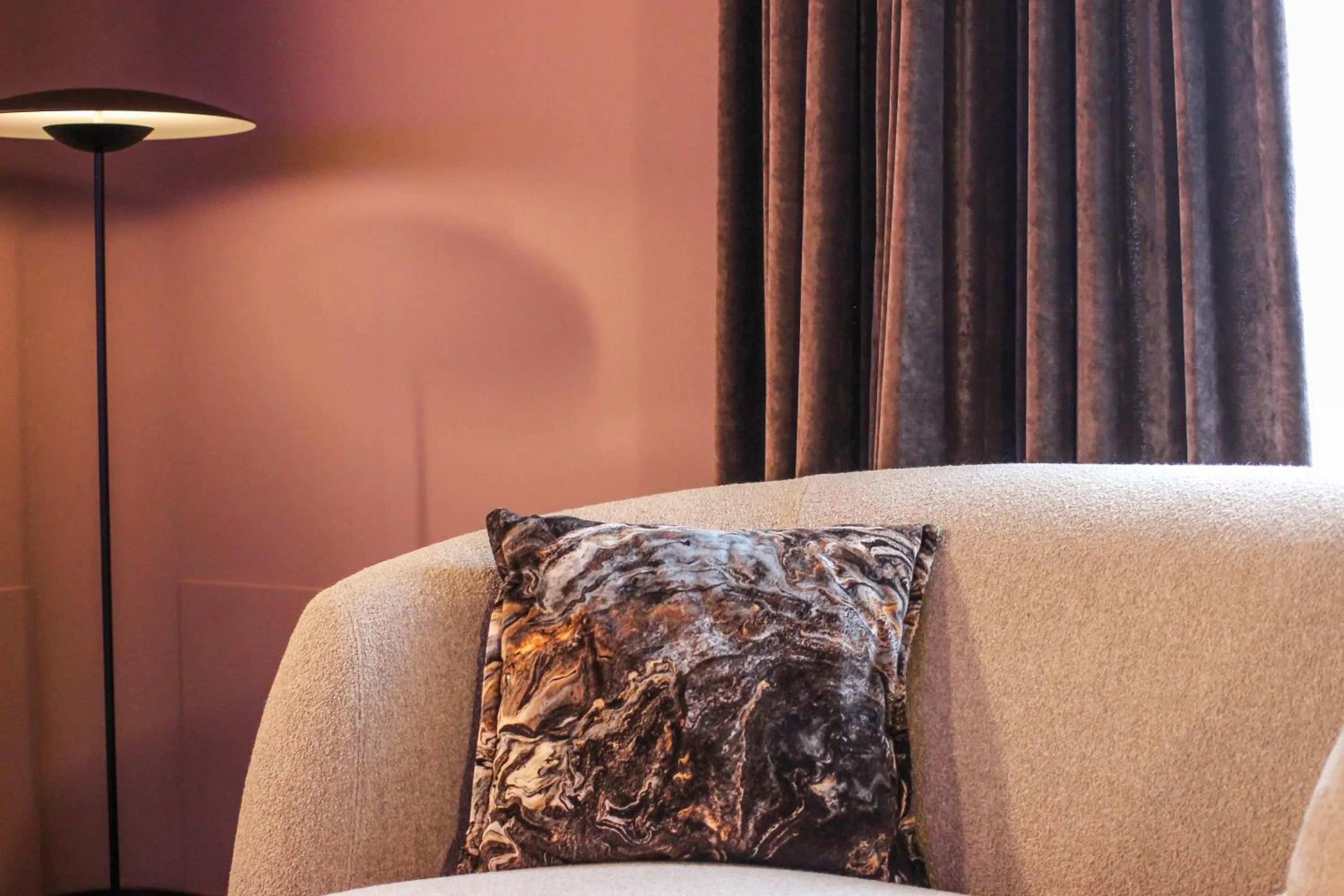 Bed in Villa Campomaggio Resort & SPA