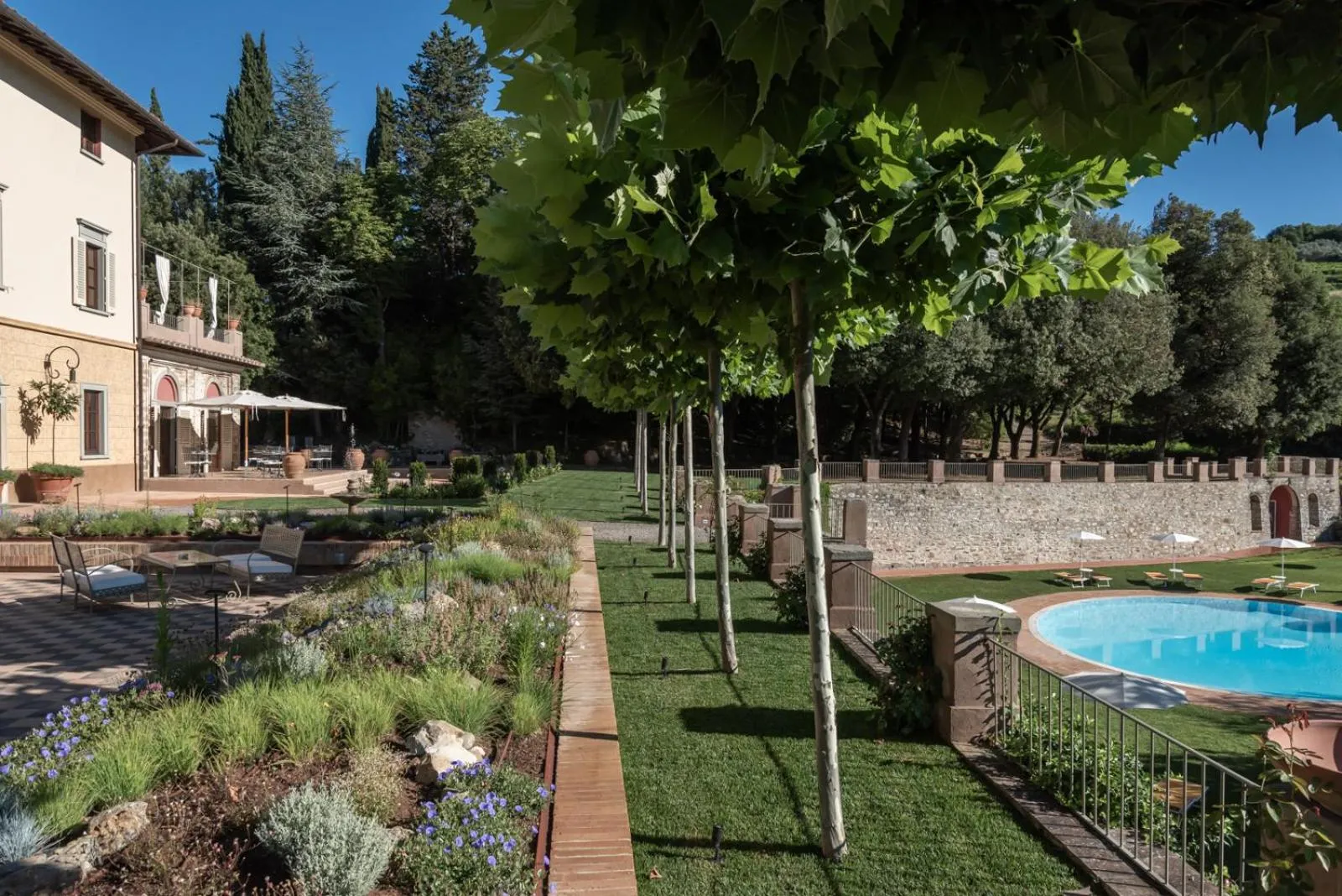 Property building in Villa Campomaggio Resort & SPA