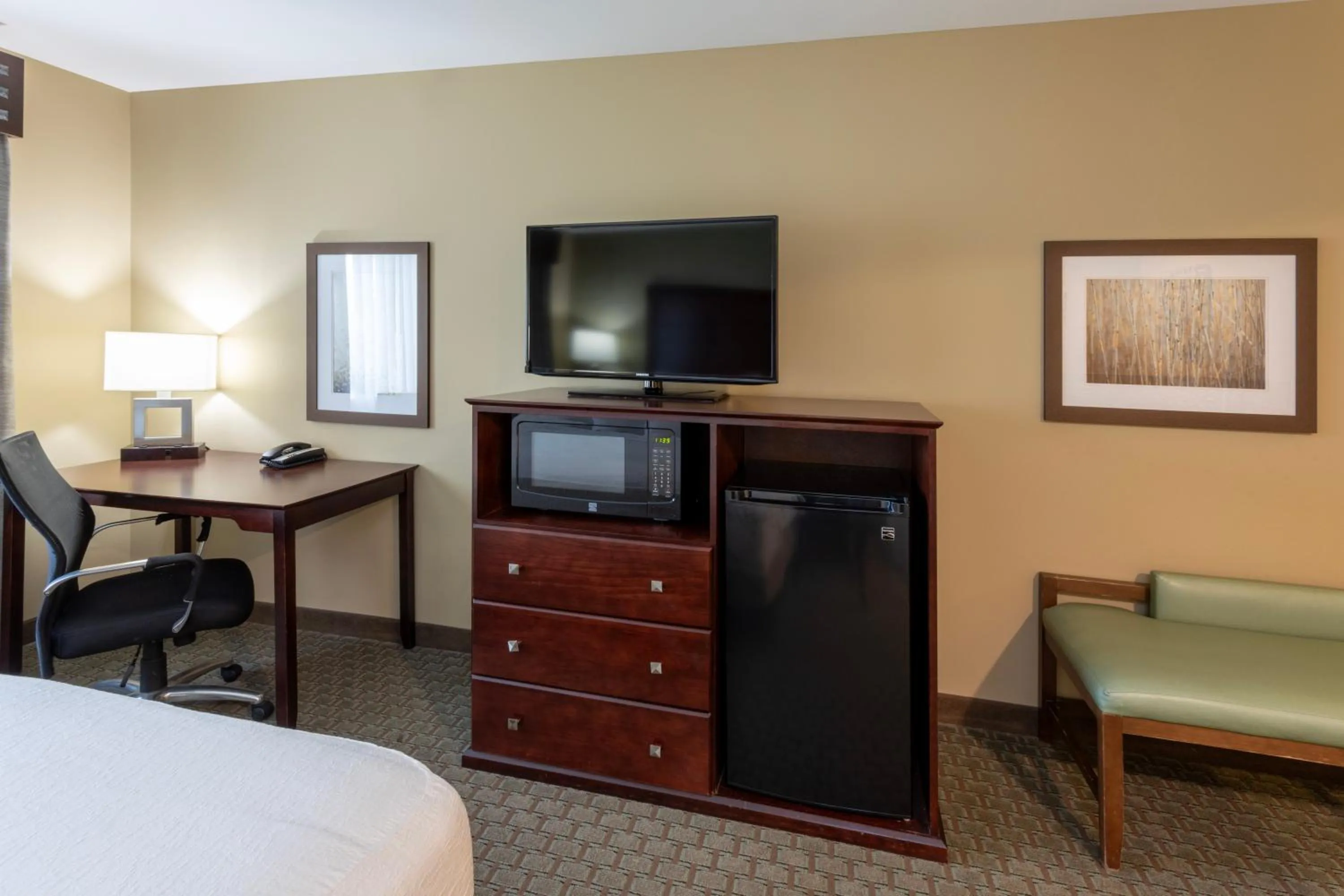 TV and multimedia, Bed in GrandStay Hotel & Suites - Morris