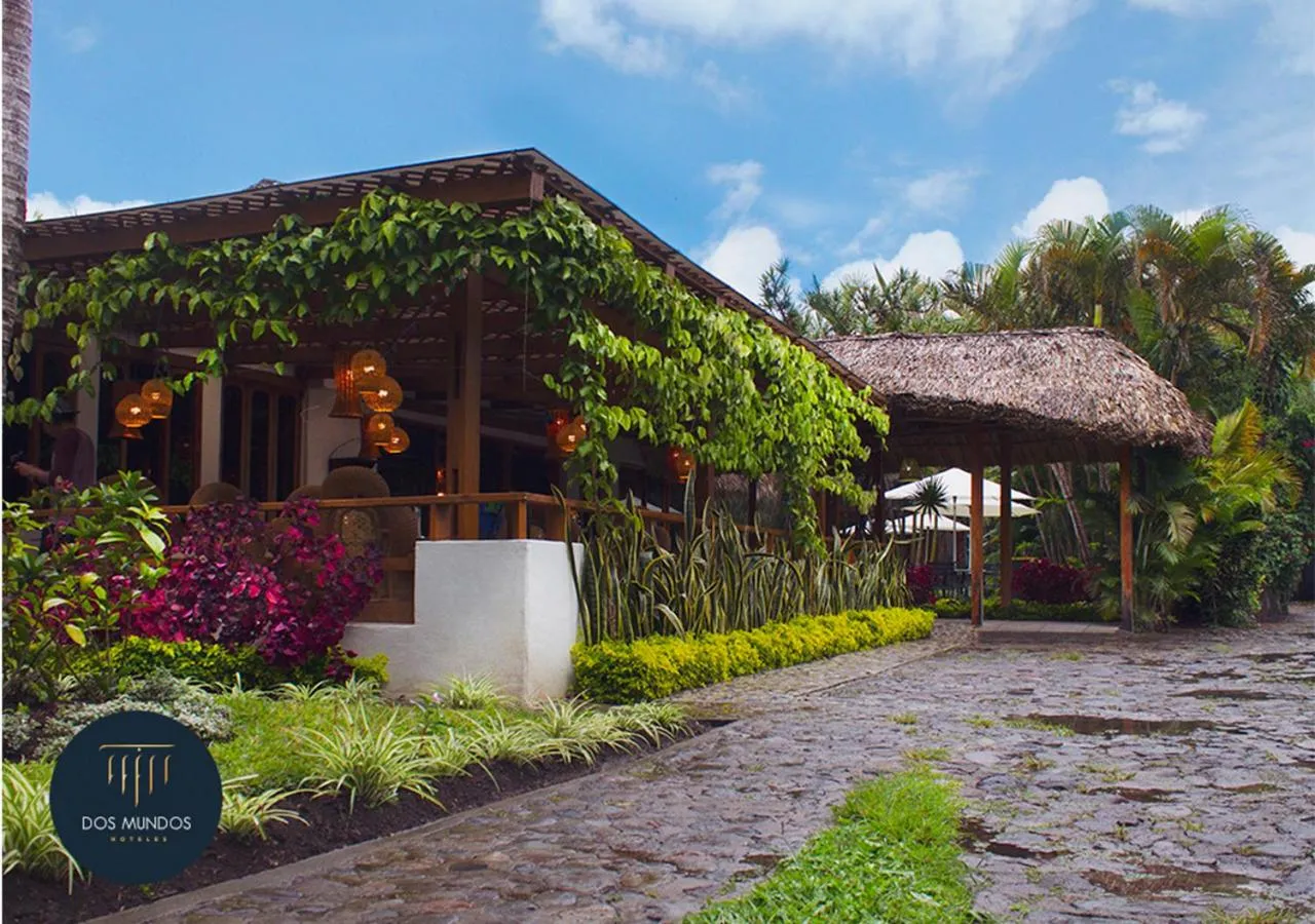 Property building in Hotel Dos Mundos Panajachel