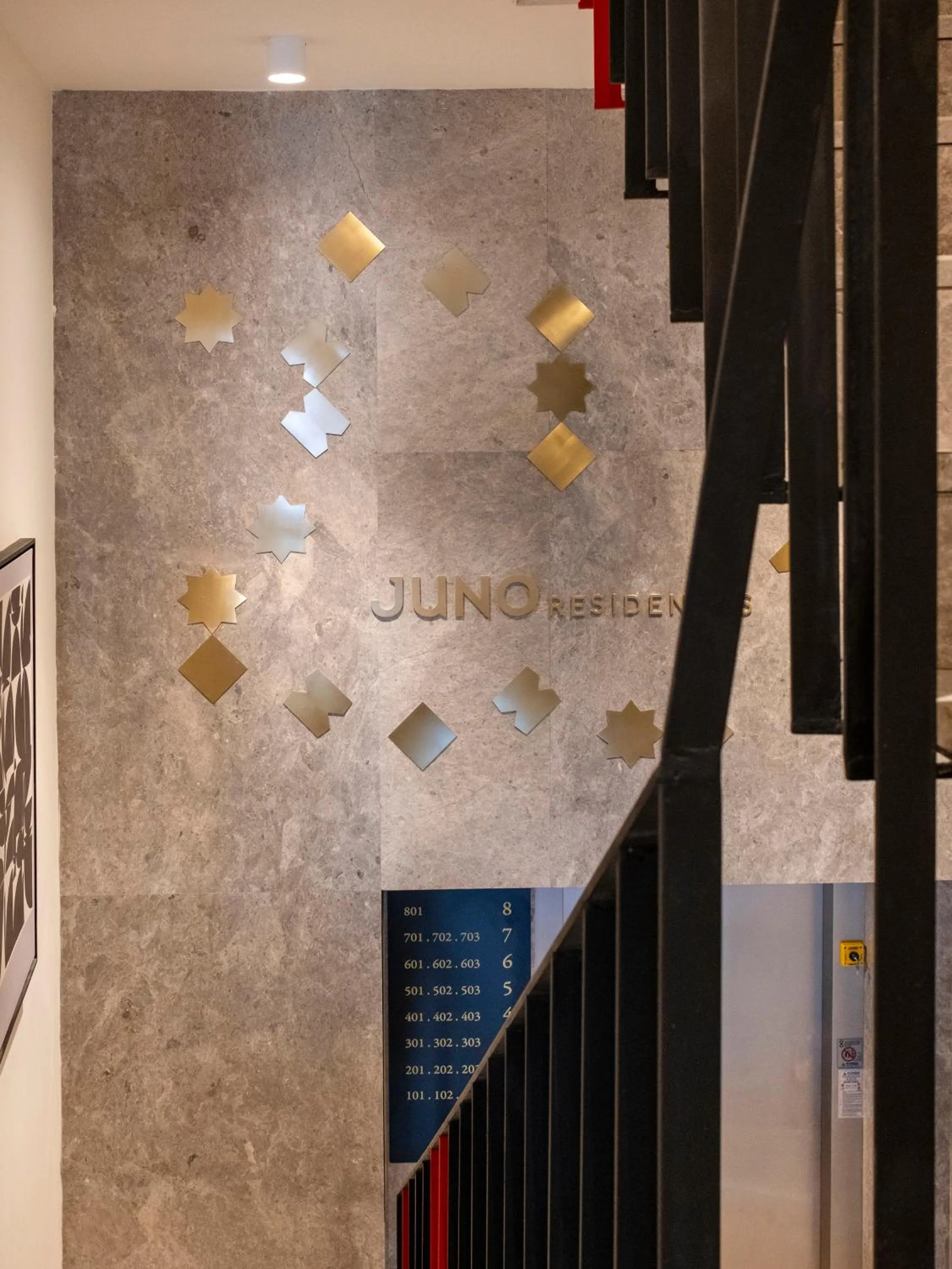 Decorative detail in Taksim Juno Residences