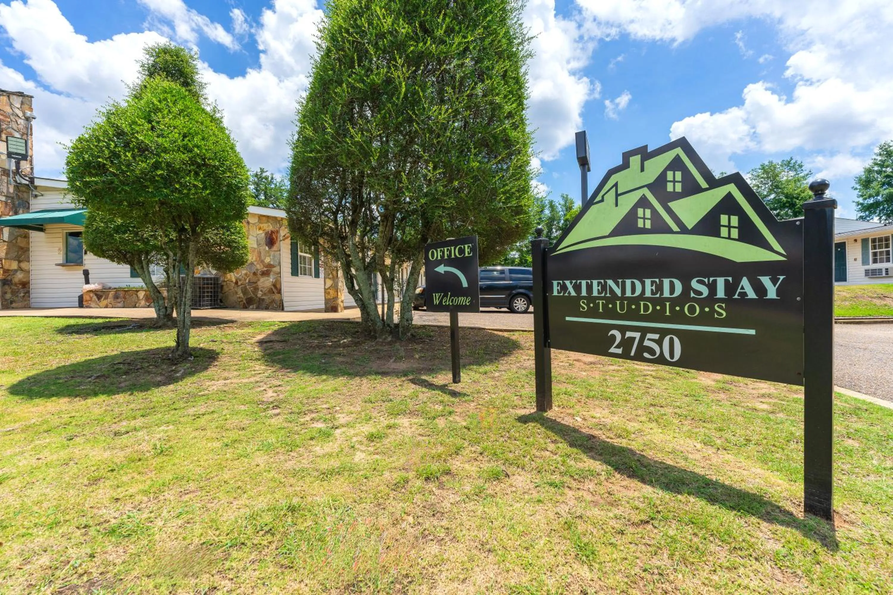 Property building in Extended Stay Studios