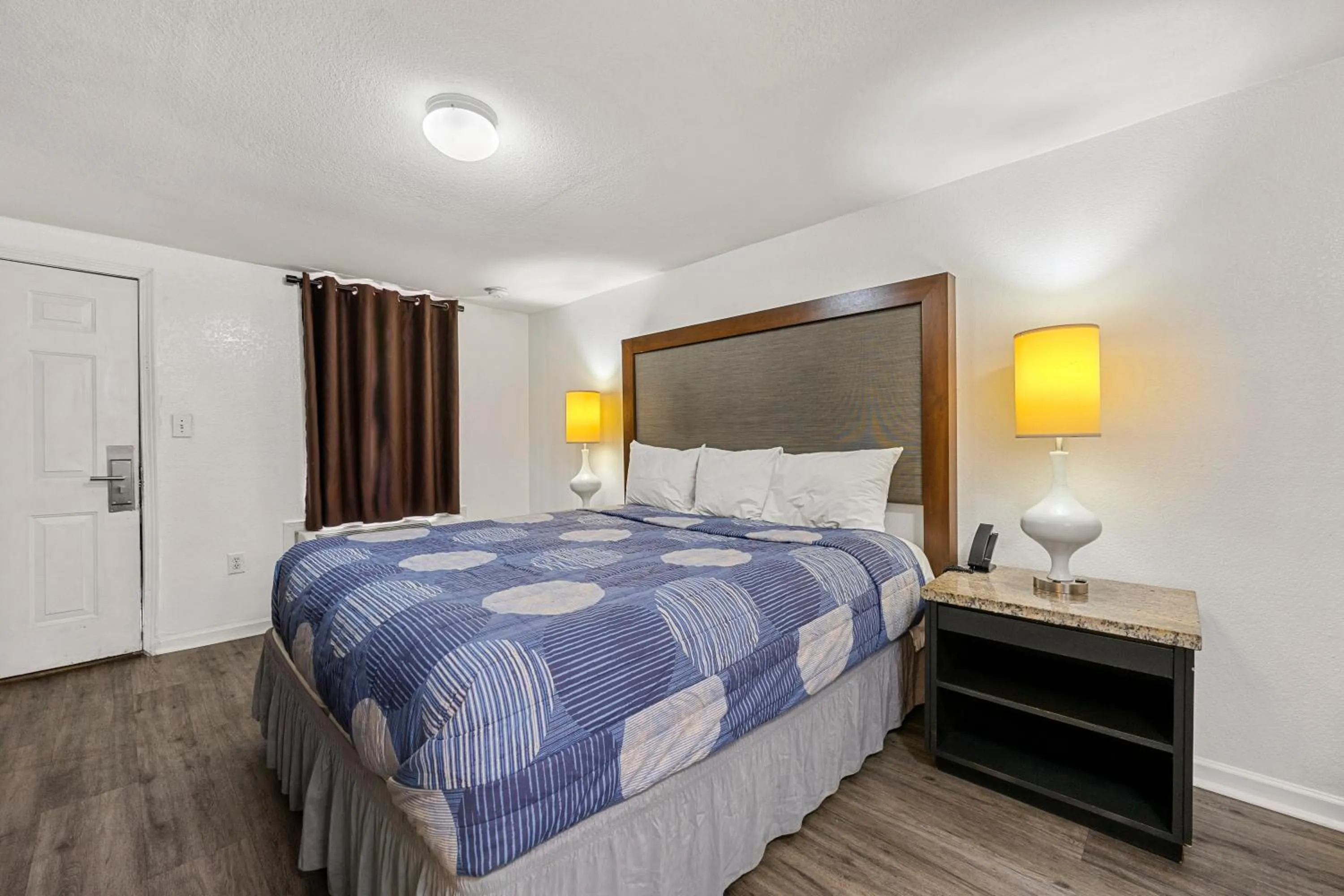 Bed in Extended Stay Studios