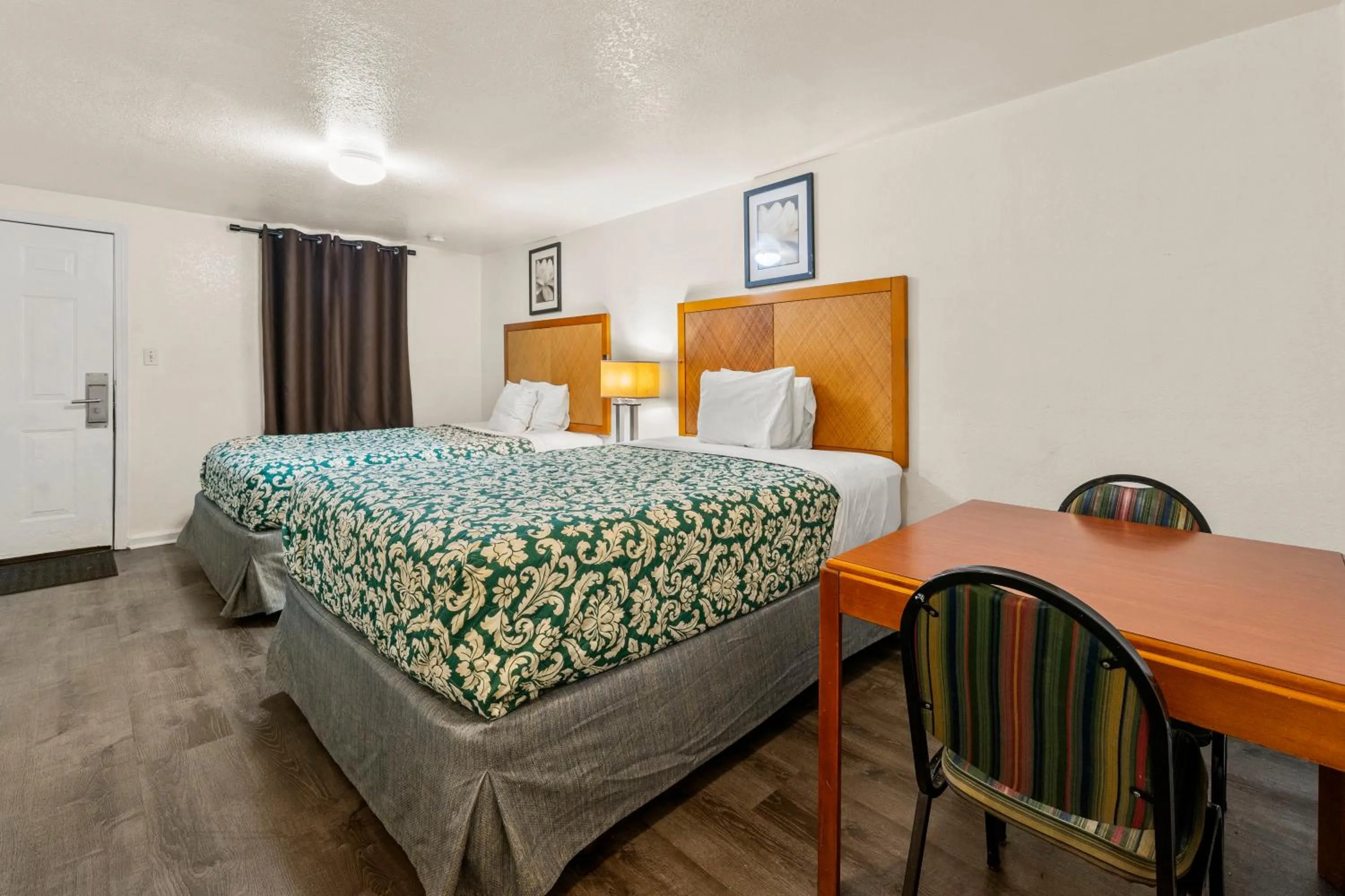 Bed in Extended Stay Studios