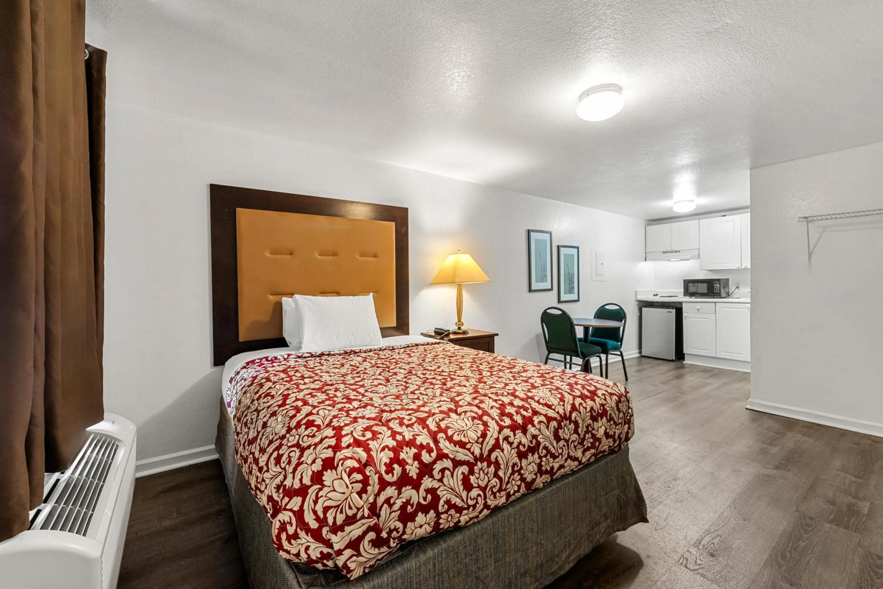 Bed in Extended Stay Studios