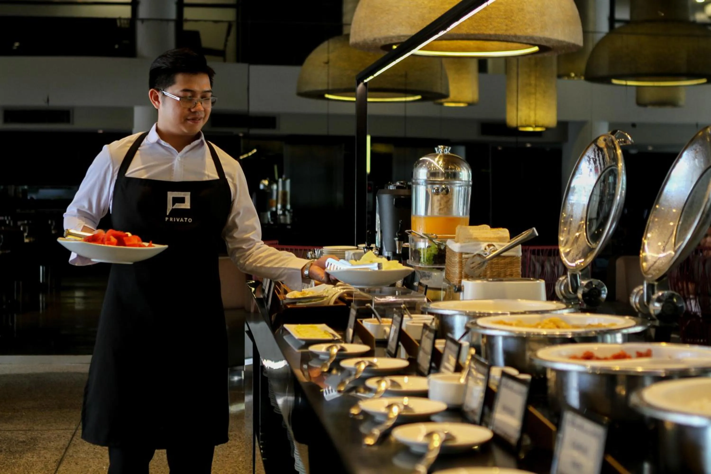 Buffet breakfast in Privato Quezon City