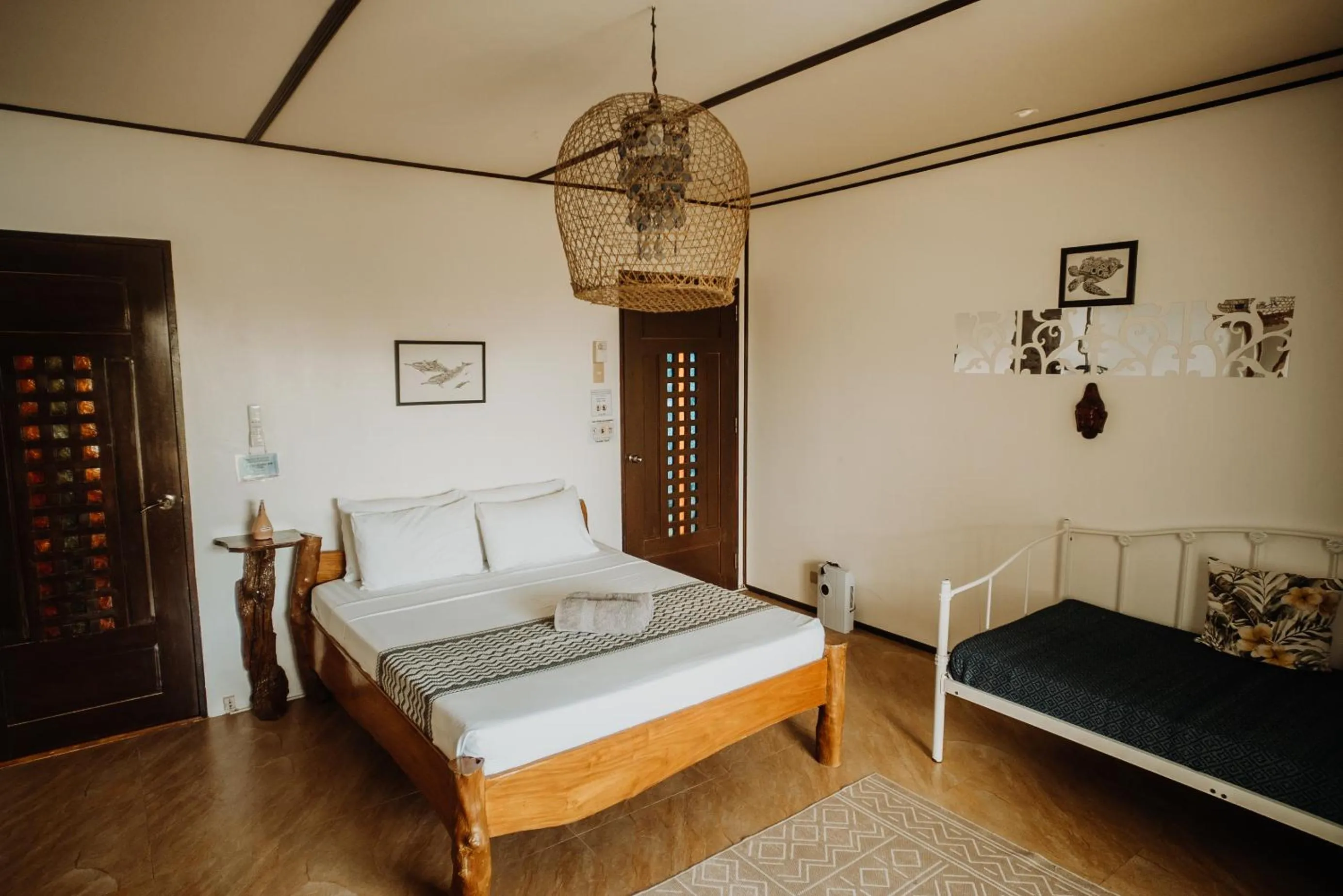 Floor plan, Bed in Fantasy Lodge