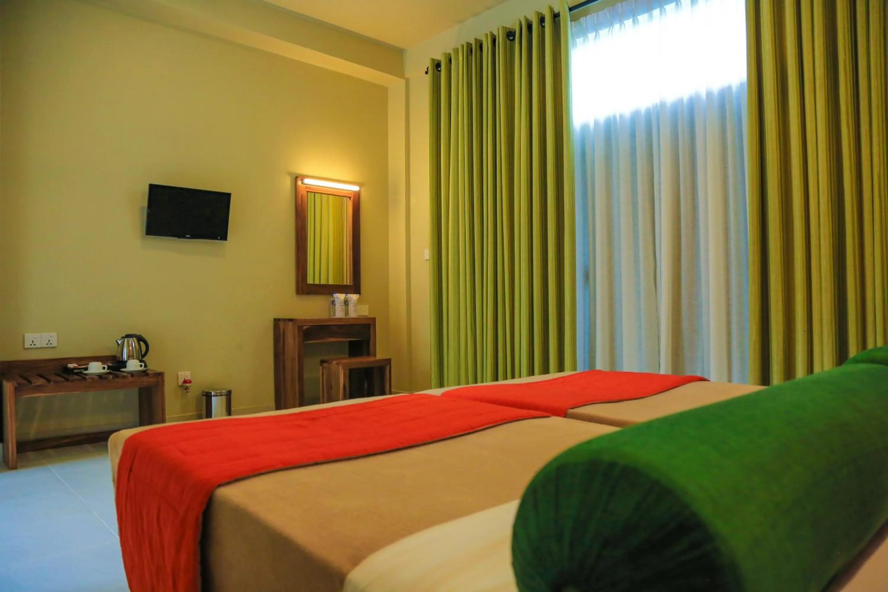 Bedroom, Bed in Fresco Water Villa