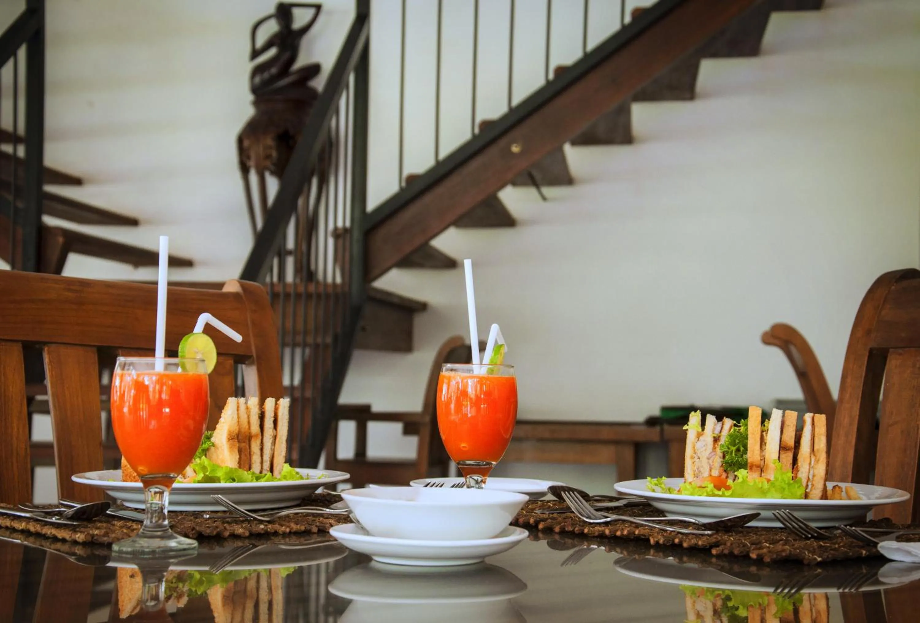 Food close-up in Fresco Water Villa