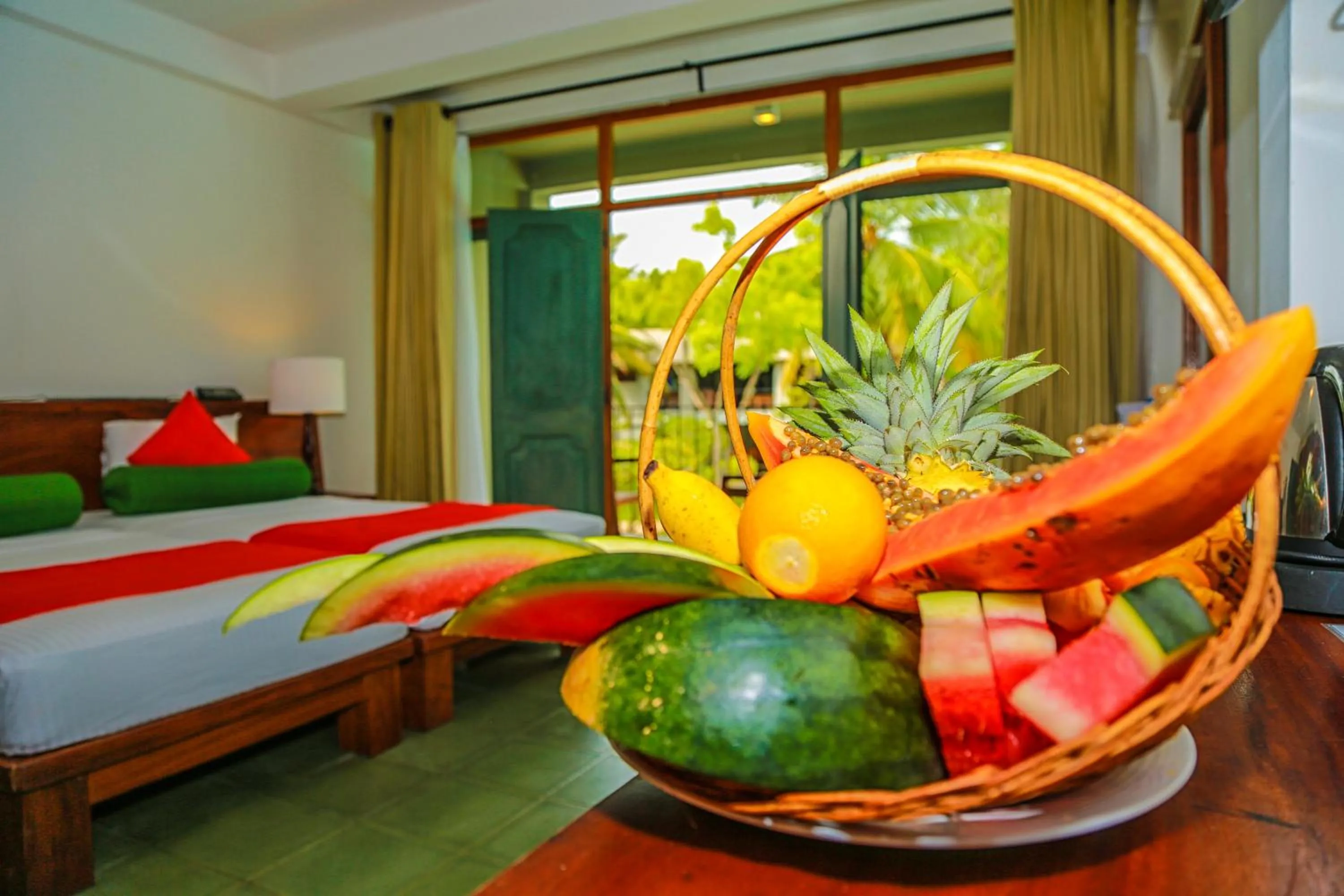 Bedroom, Bed in Fresco Water Villa