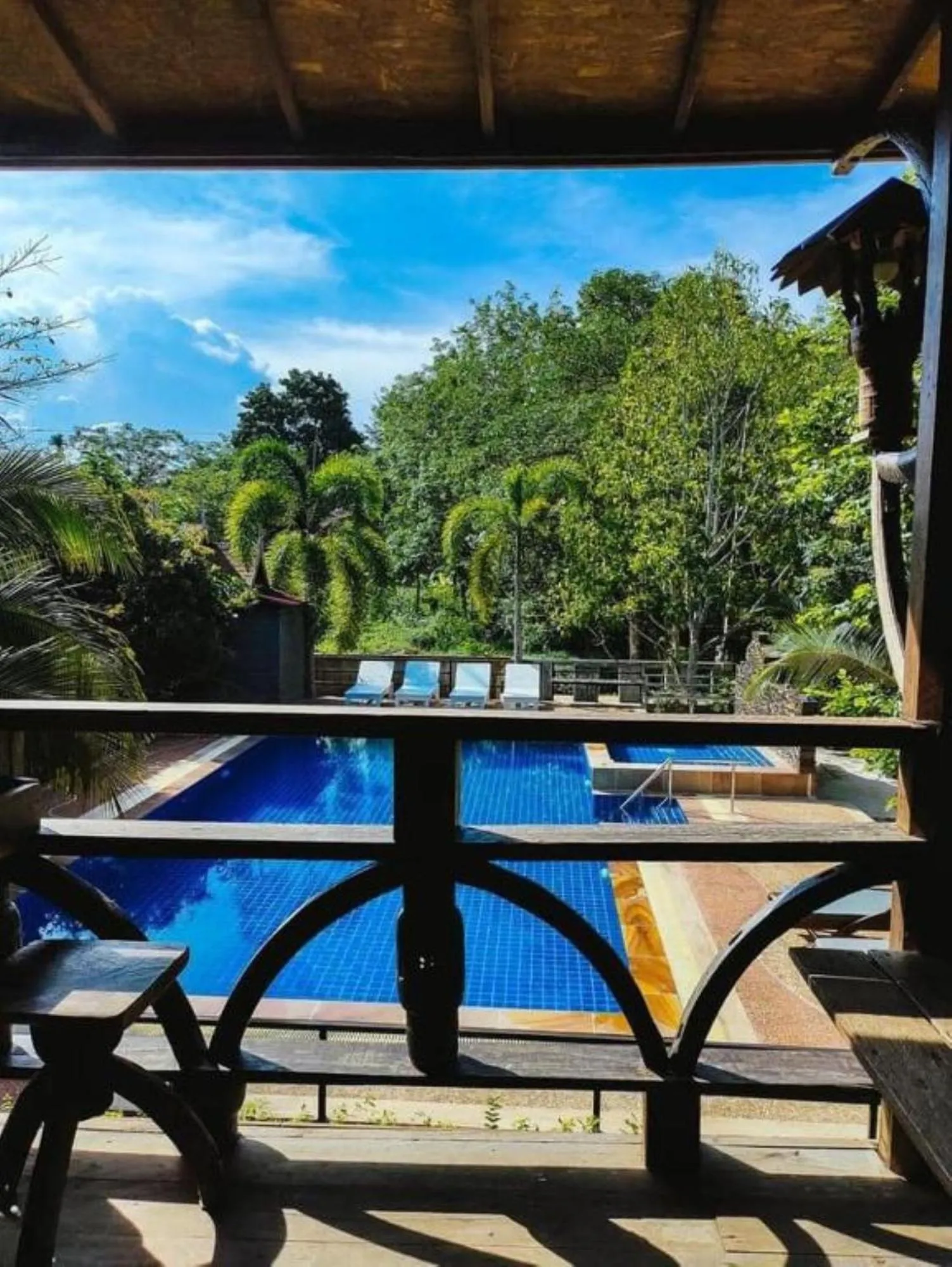 Pool view in Boutique Village Hotel