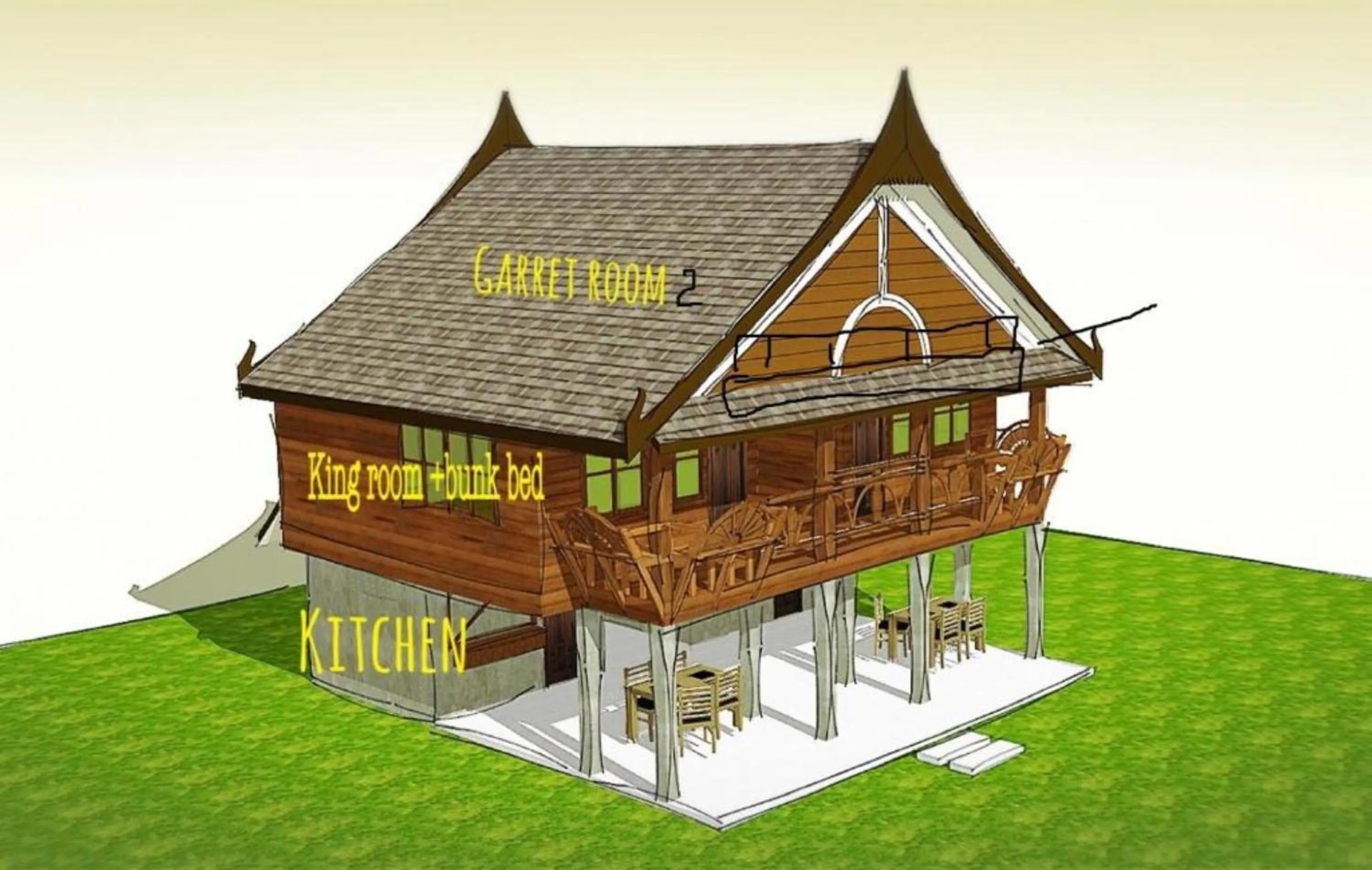 Property building in Boutique Village Hotel