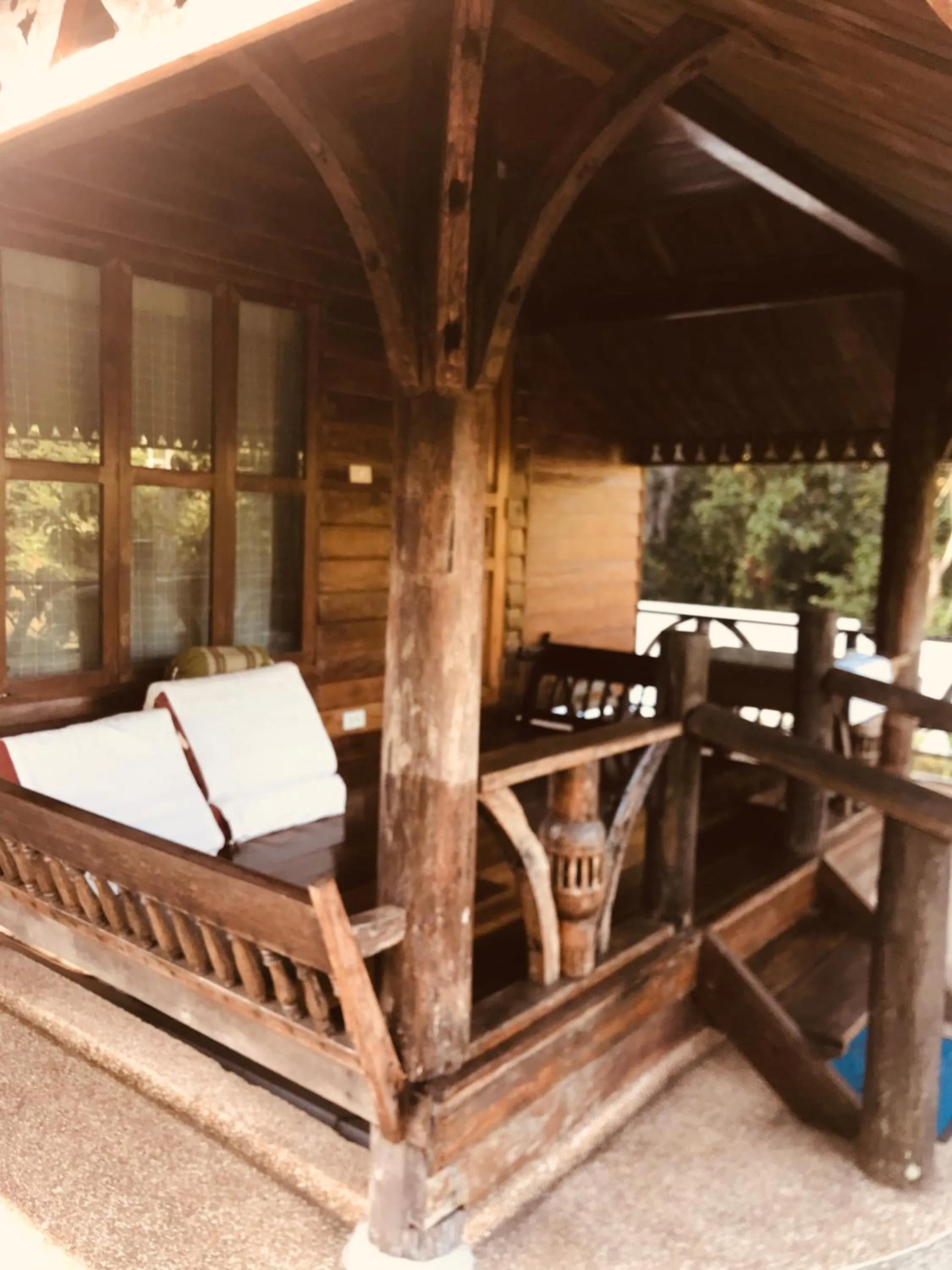 Patio in Boutique Village Hotel