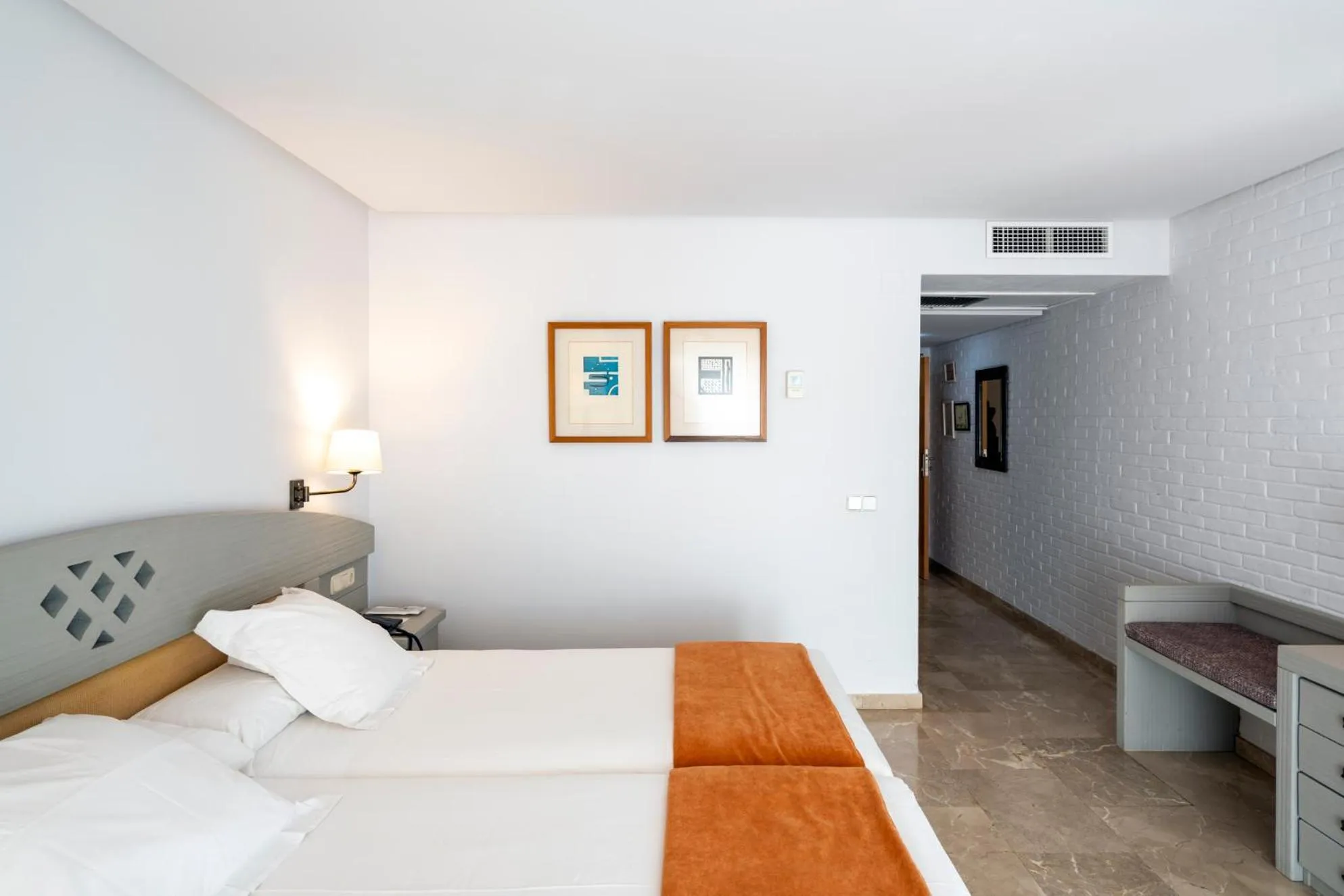 Property building, Bed in Parador de Melilla