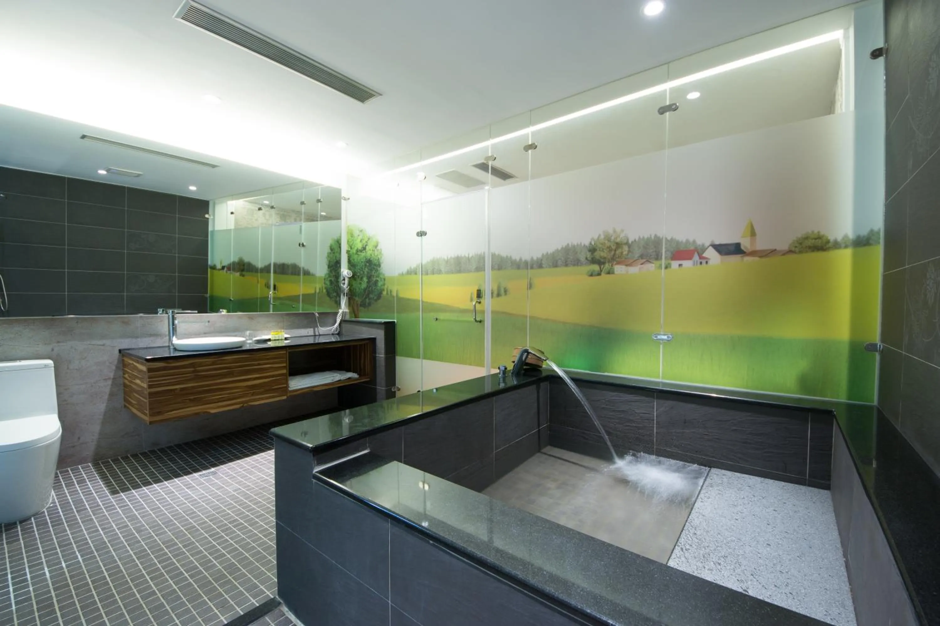 Bathroom in Garden Spring Hotel