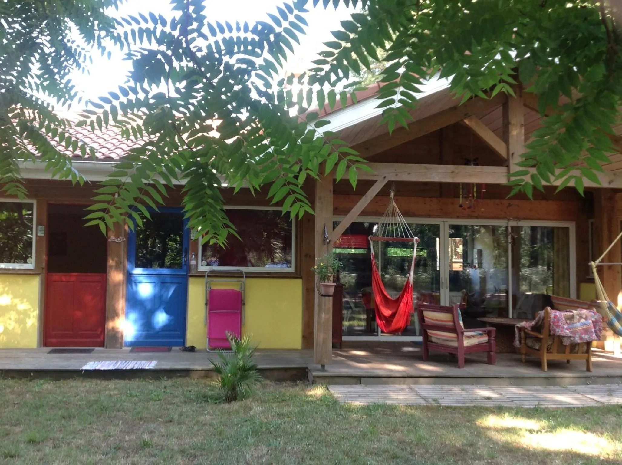 Garden in Les Hébergements Nature et Bien-être