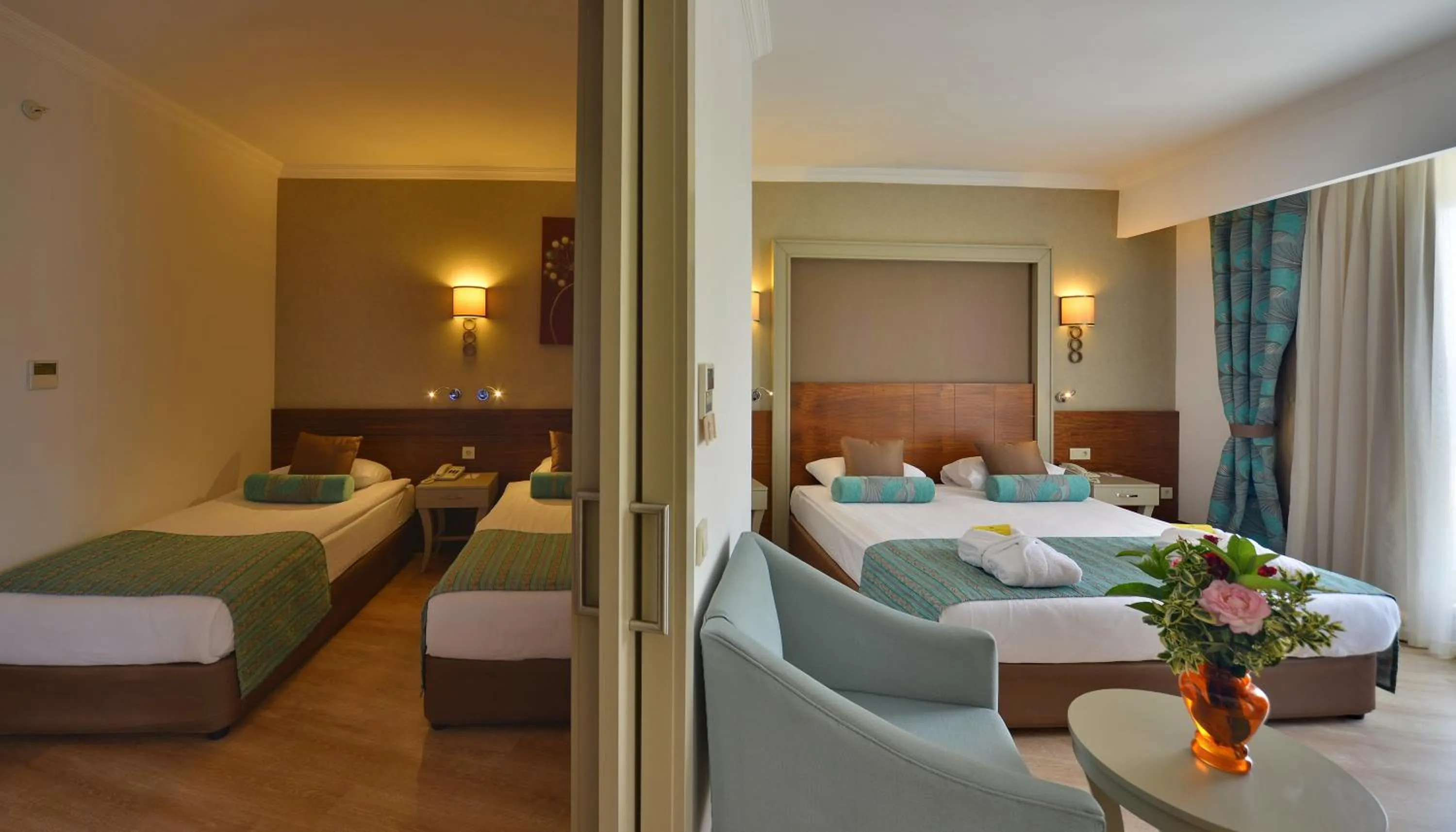 Bed in Side Crown Palace Ultra All Inclusive